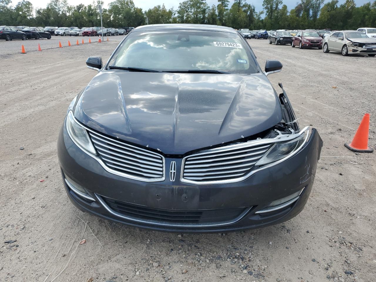 2013 Lincoln Mkz Gray vin: 3LN6L2G96DR819811