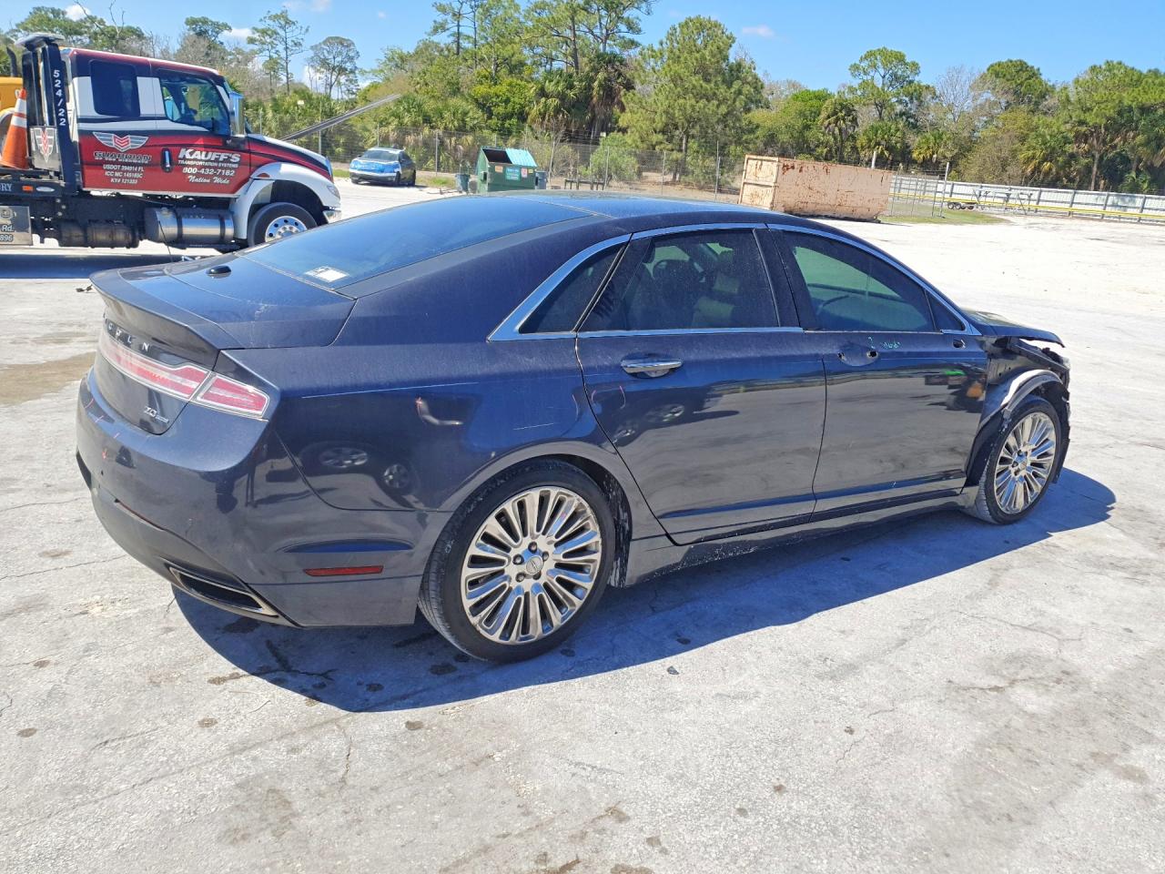 2013 Lincoln Mkz Charcoal vin: 3LN6L2G96DR821235