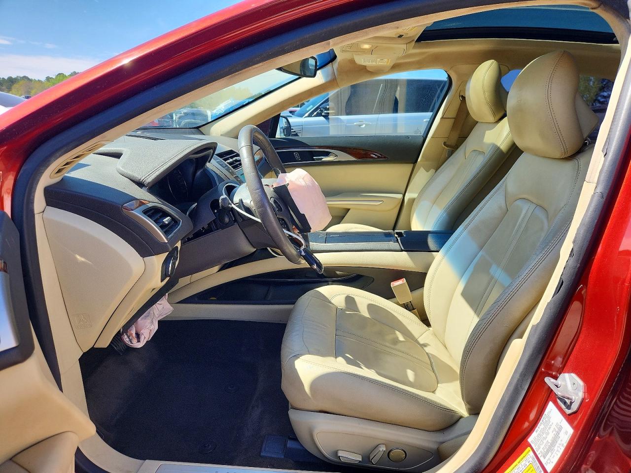 2014 Lincoln Mkz Red vin: 3LN6L2G96ER811340