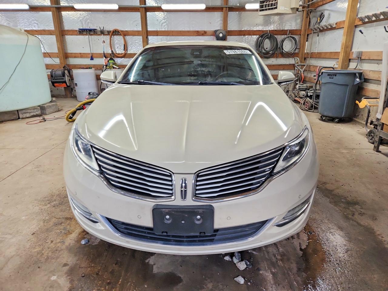 2014 Lincoln Mkz Cream vin: 3LN6L2G96ER816540