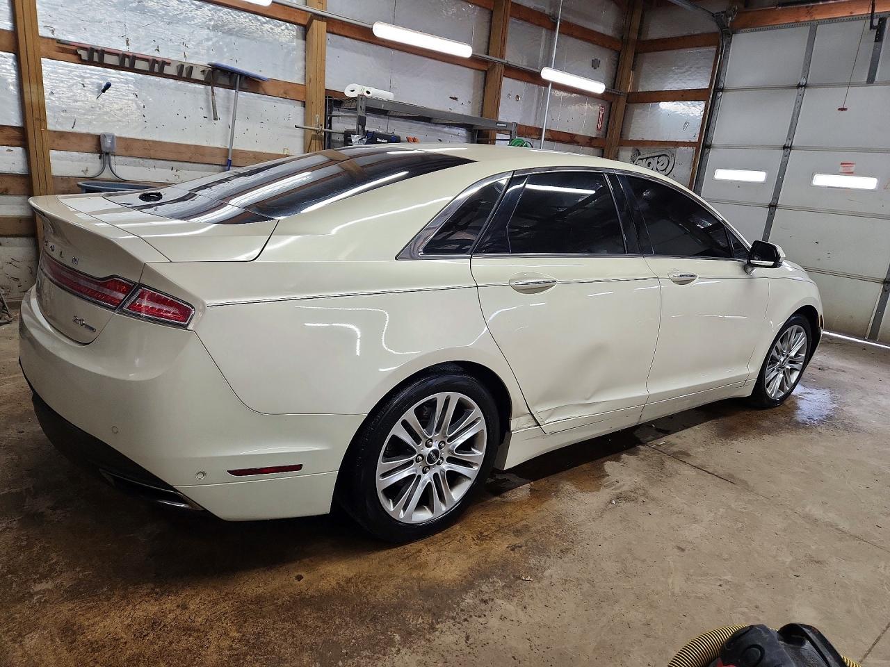 2014 Lincoln Mkz Cream vin: 3LN6L2G96ER816540
