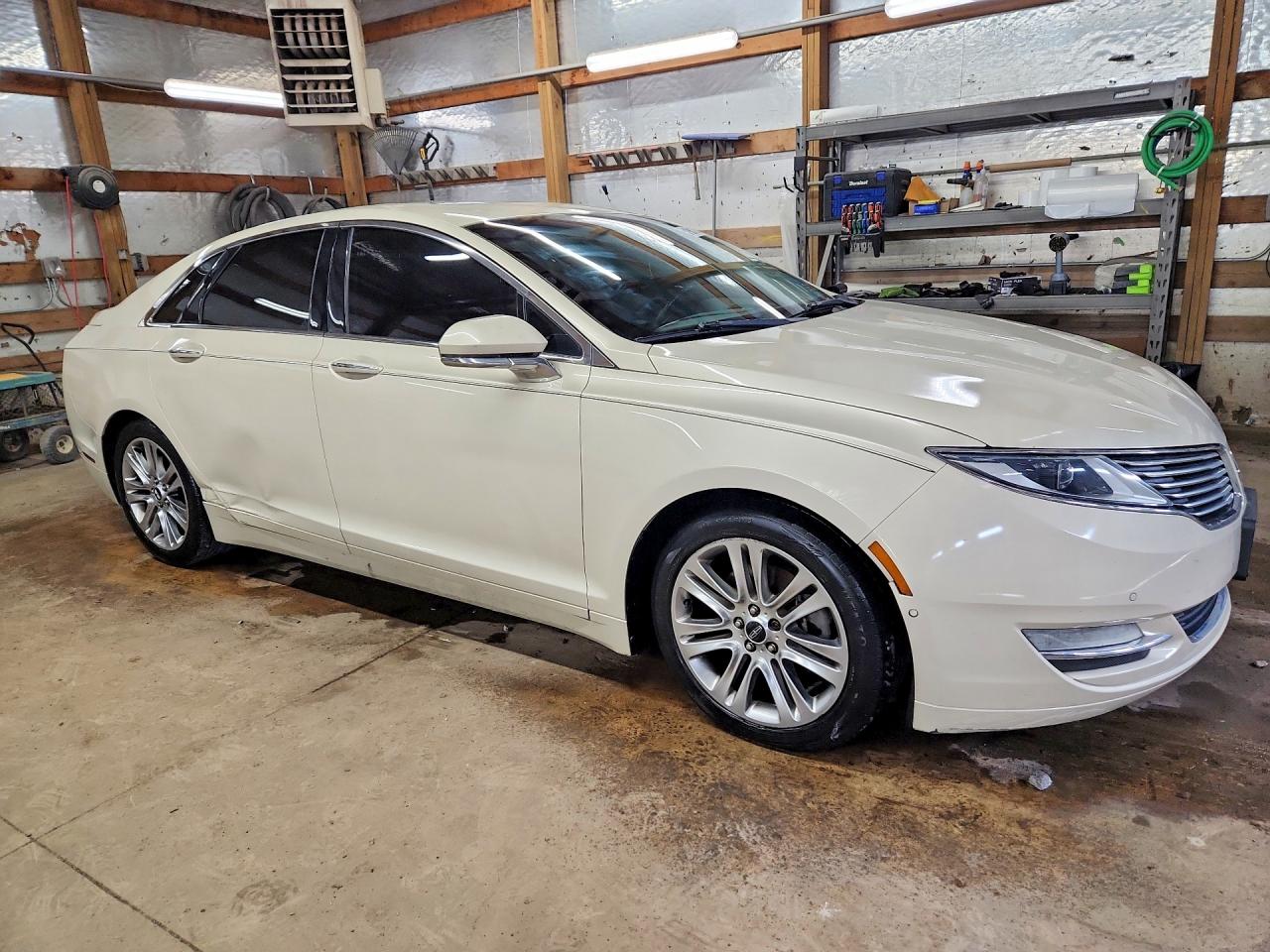 2014 Lincoln Mkz Cream vin: 3LN6L2G96ER816540