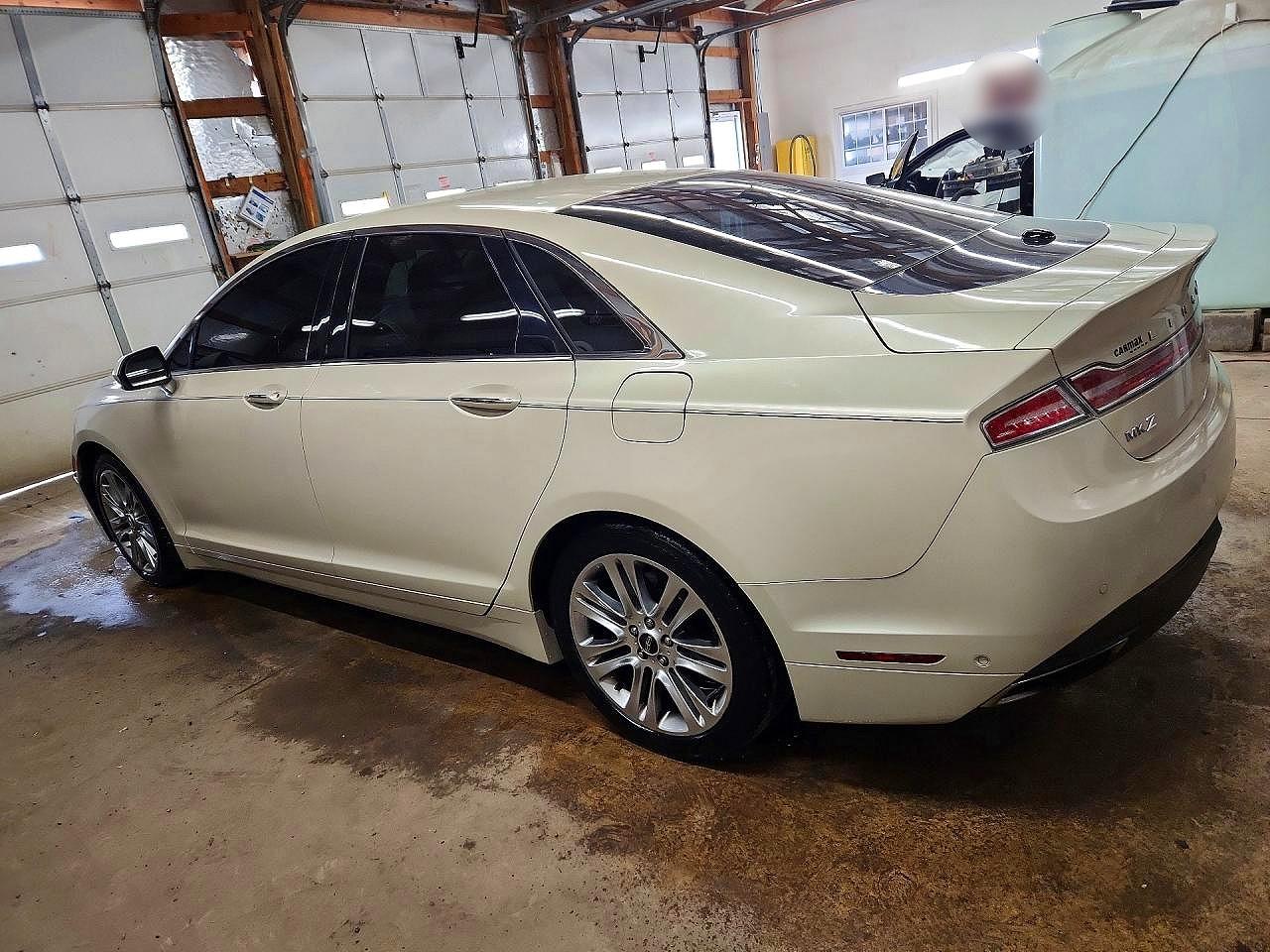 2014 Lincoln Mkz Cream vin: 3LN6L2G96ER816540