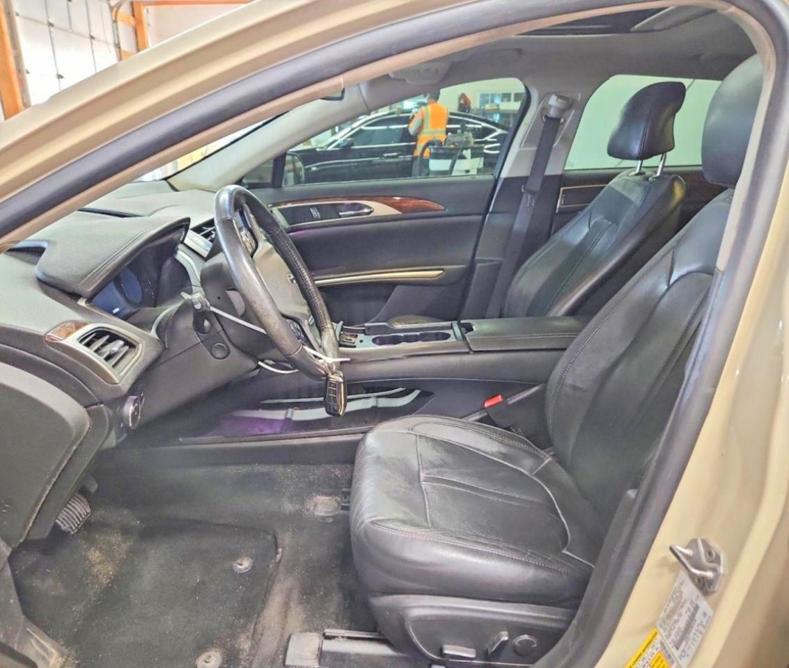 2014 Lincoln Mkz Cream vin: 3LN6L2G96ER816540