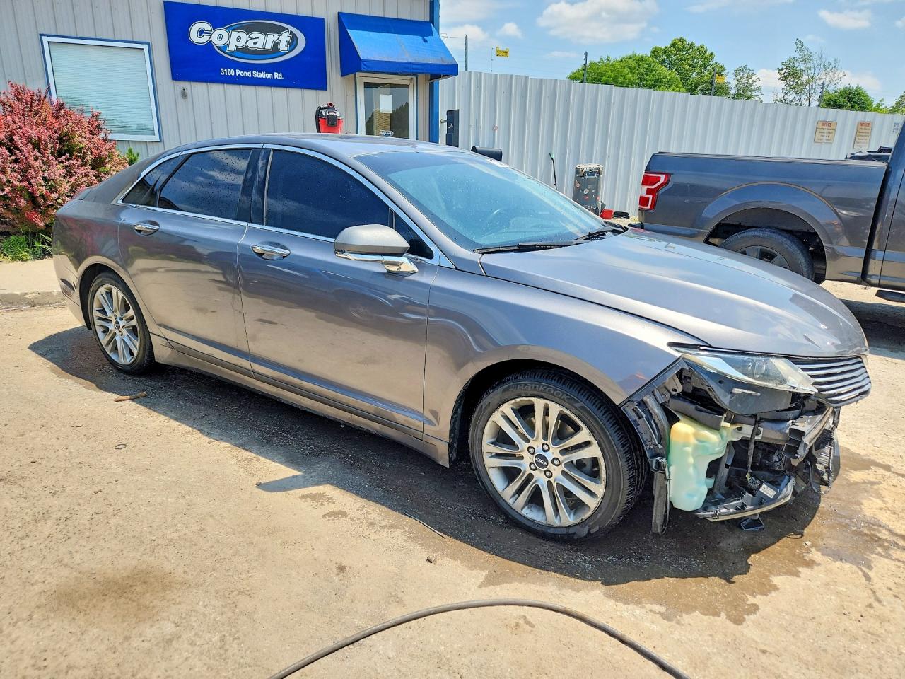2014 Lincoln Mkz Gray vin: 3LN6L2G96ER817901