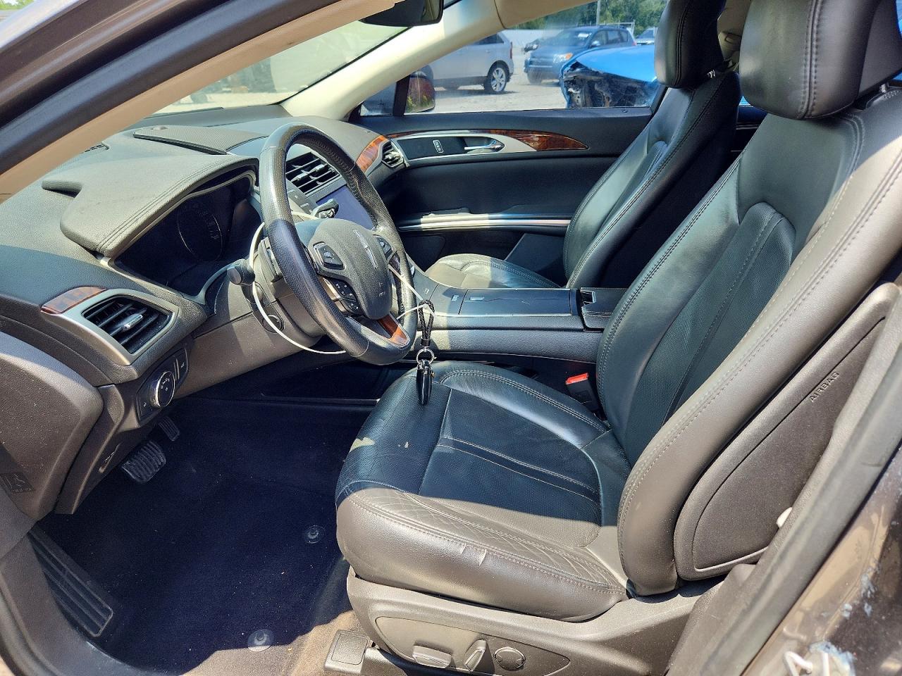 2014 Lincoln Mkz Gray vin: 3LN6L2G96ER817901