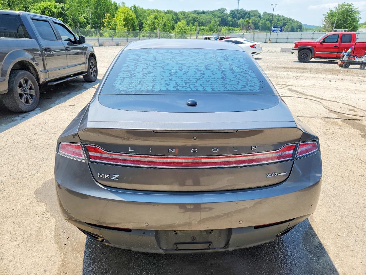 2014 Lincoln Mkz Gray vin: 3LN6L2G96ER817901