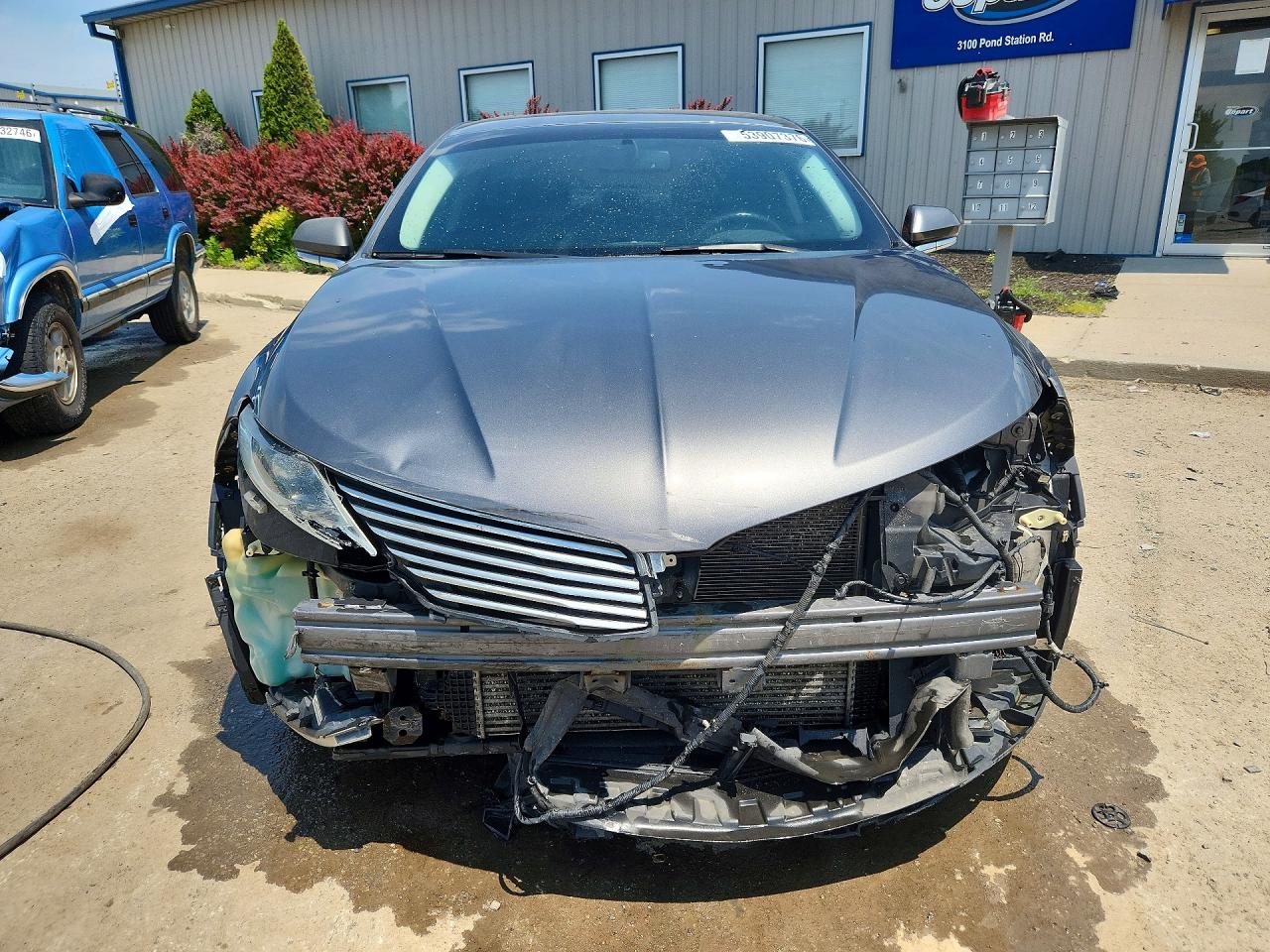 2014 Lincoln Mkz Gray vin: 3LN6L2G96ER817901