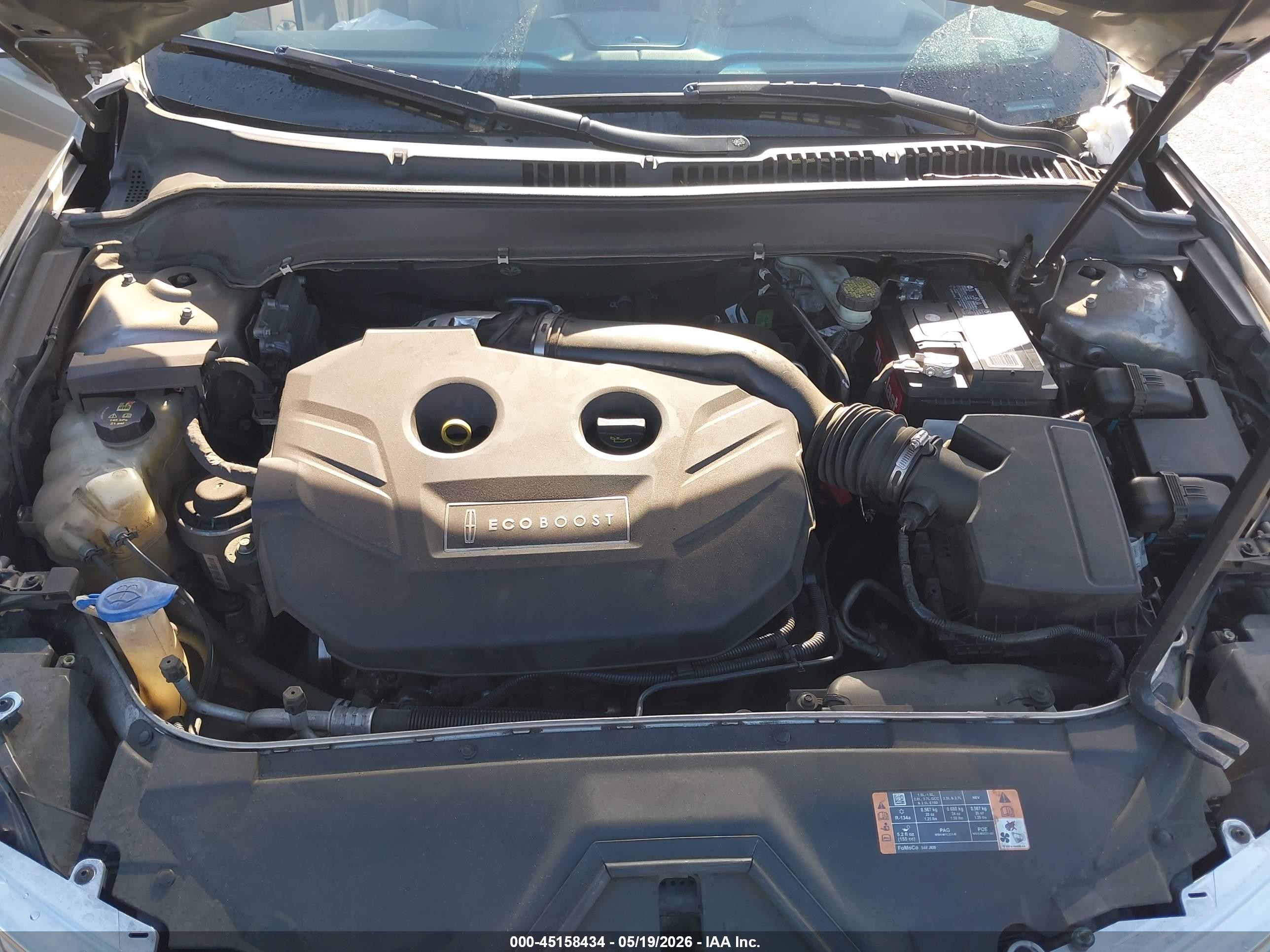 2016 Lincoln Mkz Серый vin: 3LN6L2G96GR628961