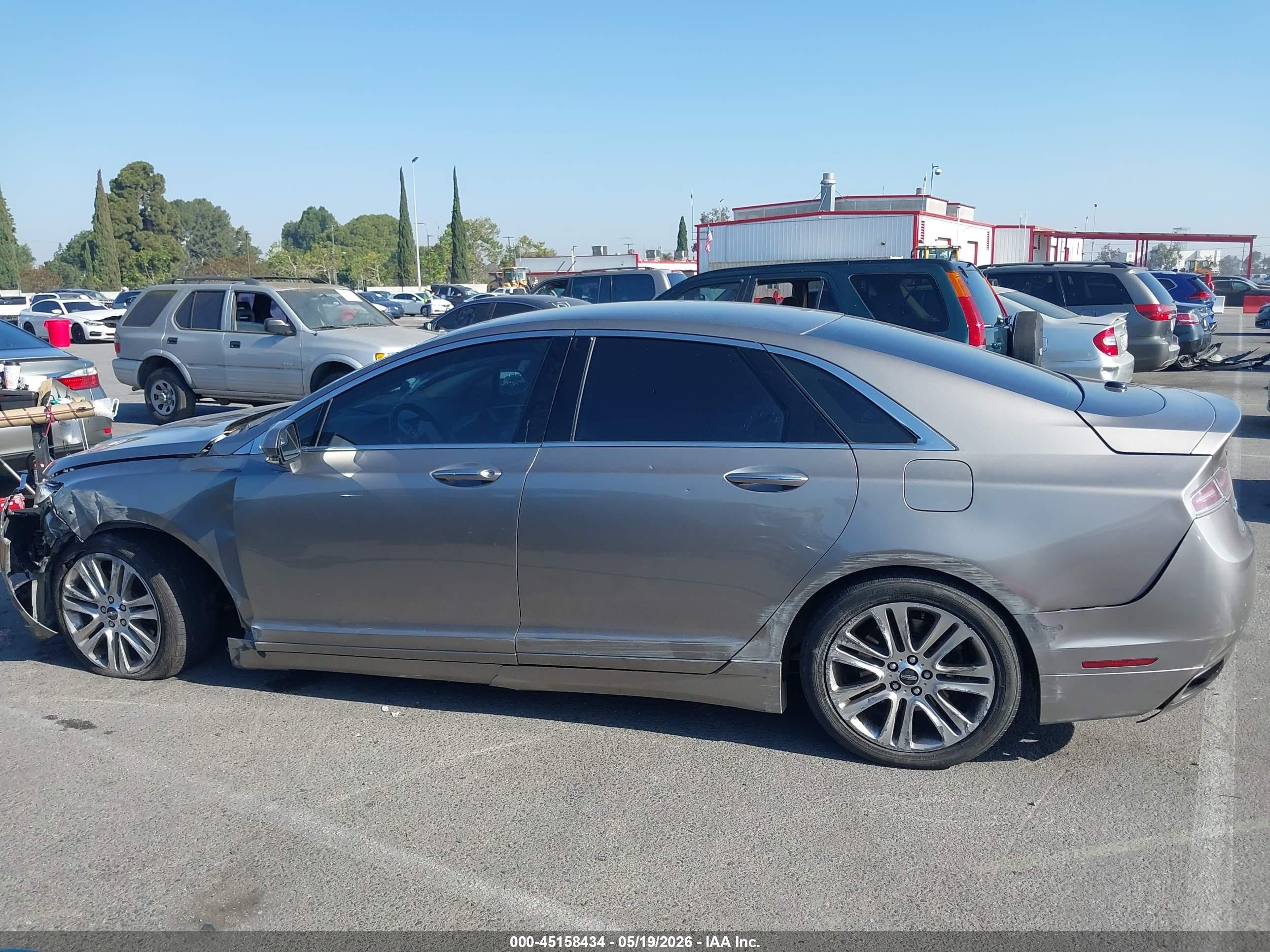 2016 Lincoln Mkz Серый vin: 3LN6L2G96GR628961
