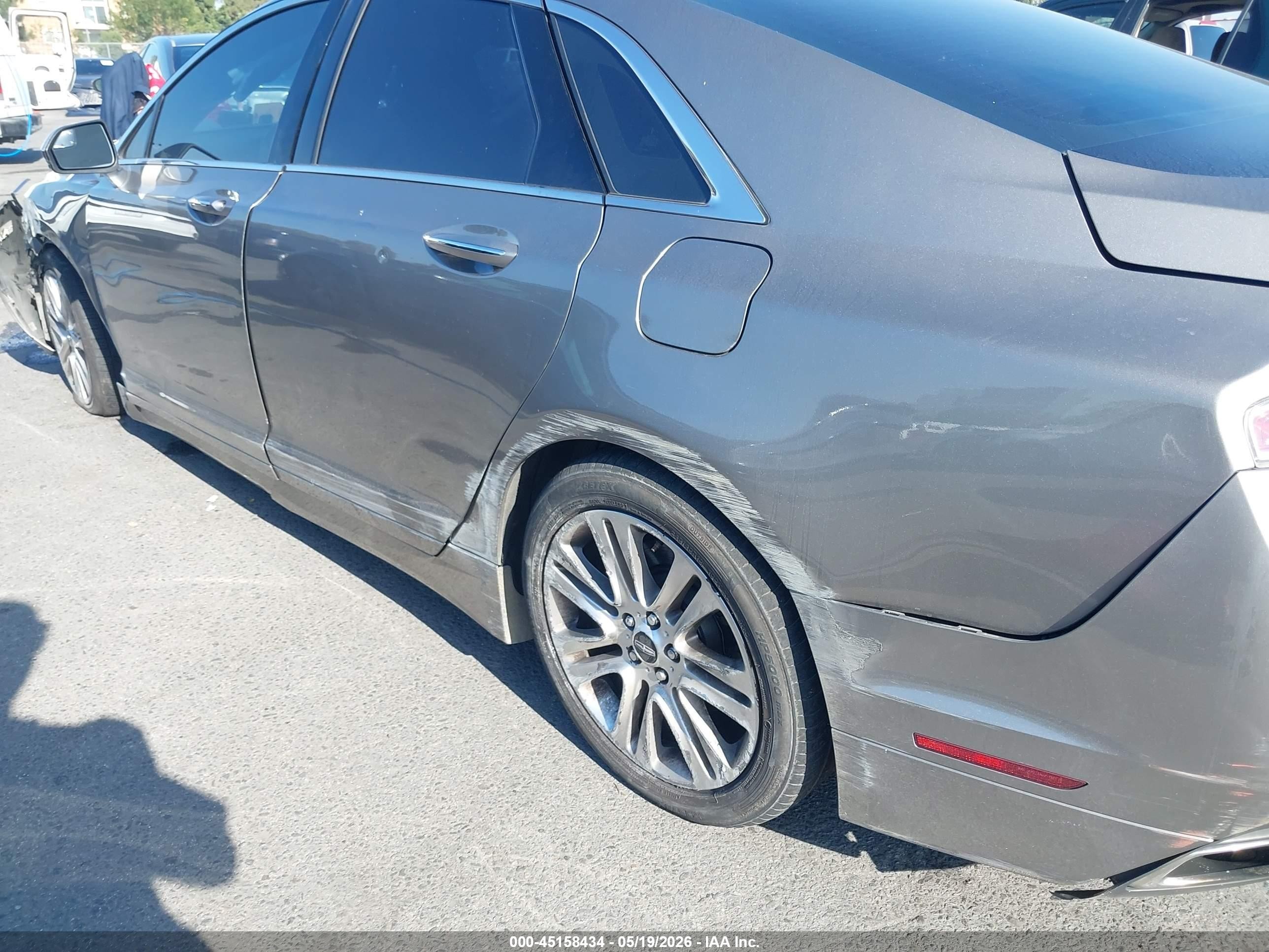 2016 Lincoln Mkz Серый vin: 3LN6L2G96GR628961