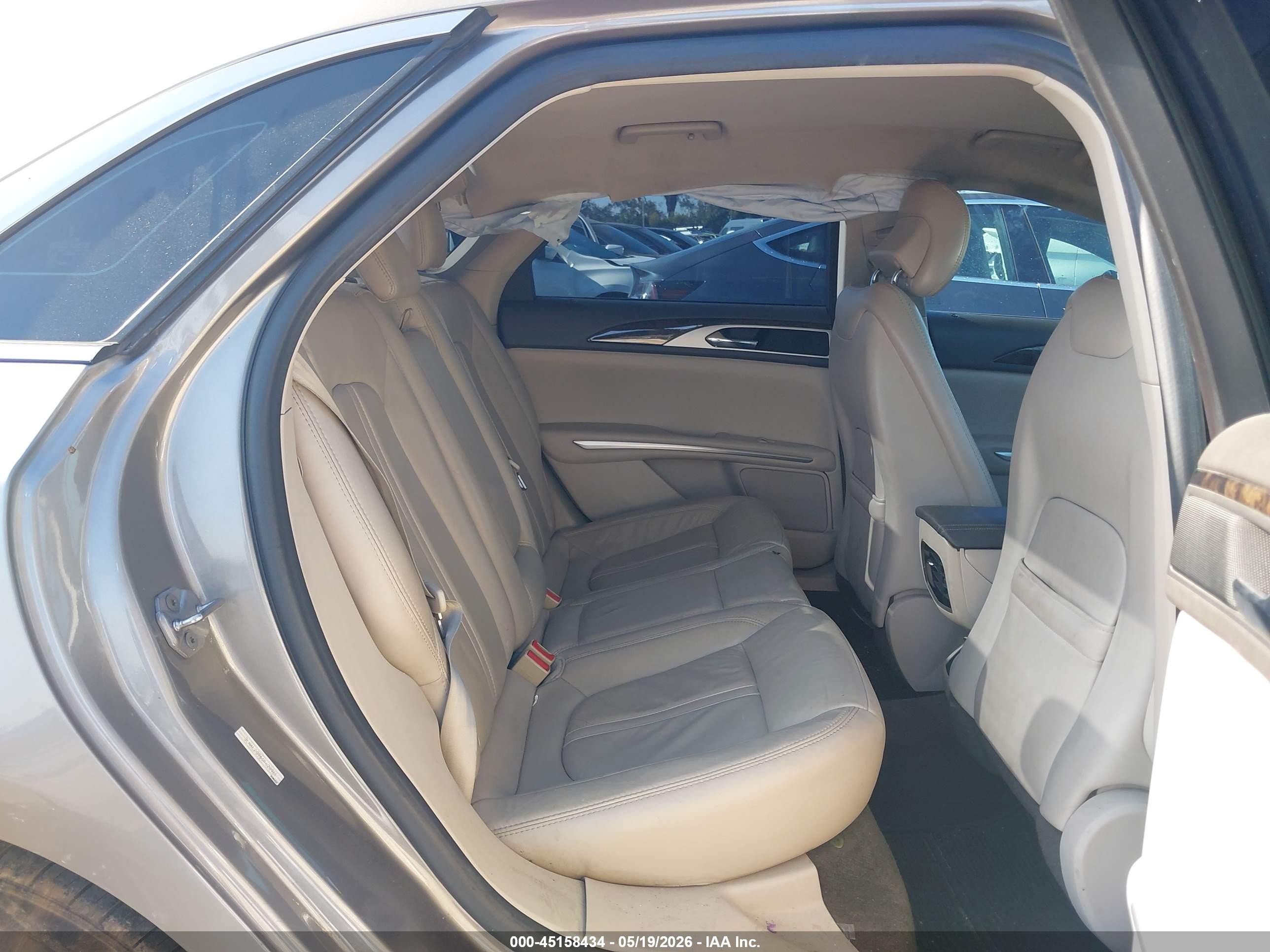 2016 Lincoln Mkz Серый vin: 3LN6L2G96GR628961