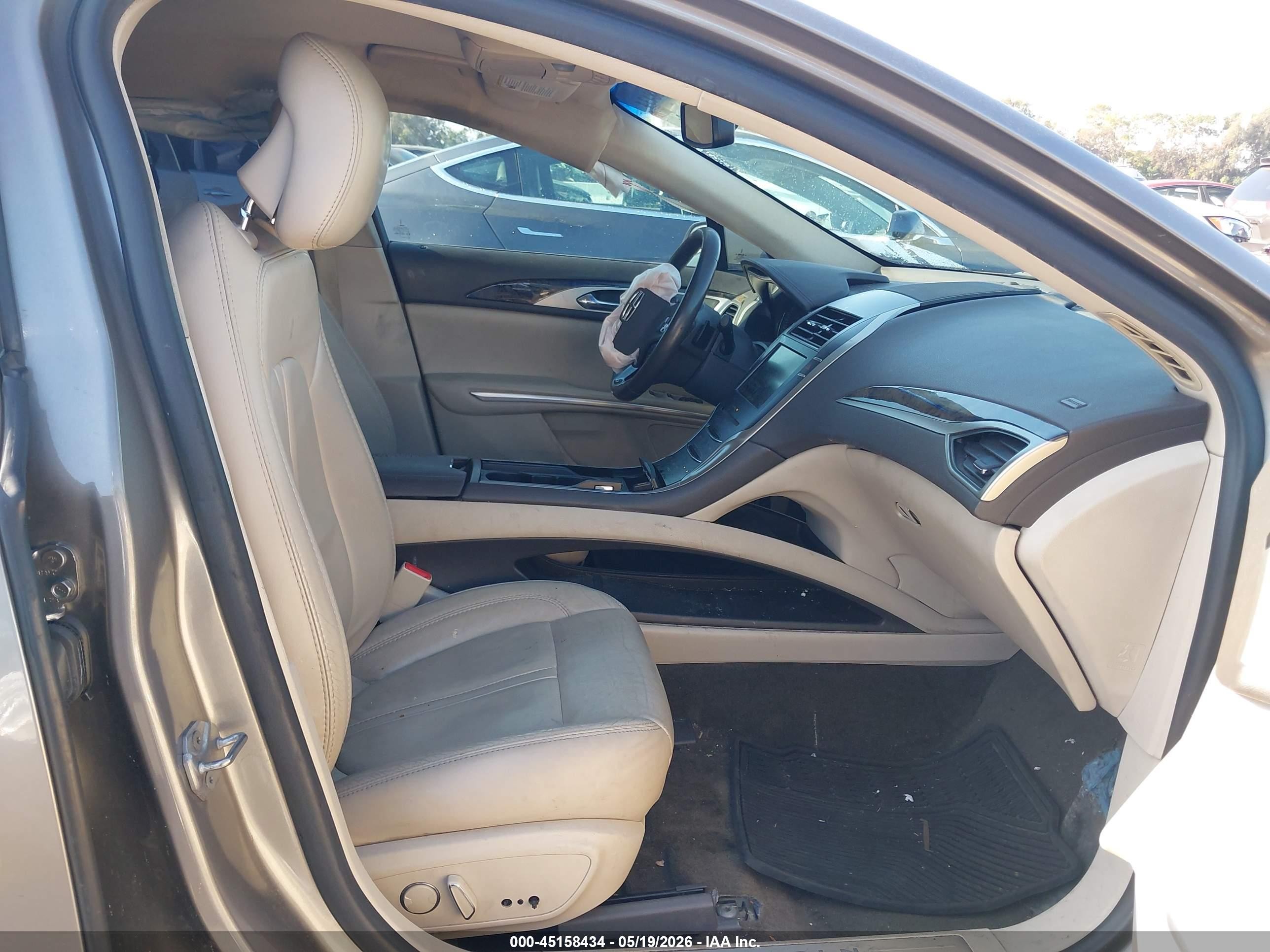 2016 Lincoln Mkz Серый vin: 3LN6L2G96GR628961