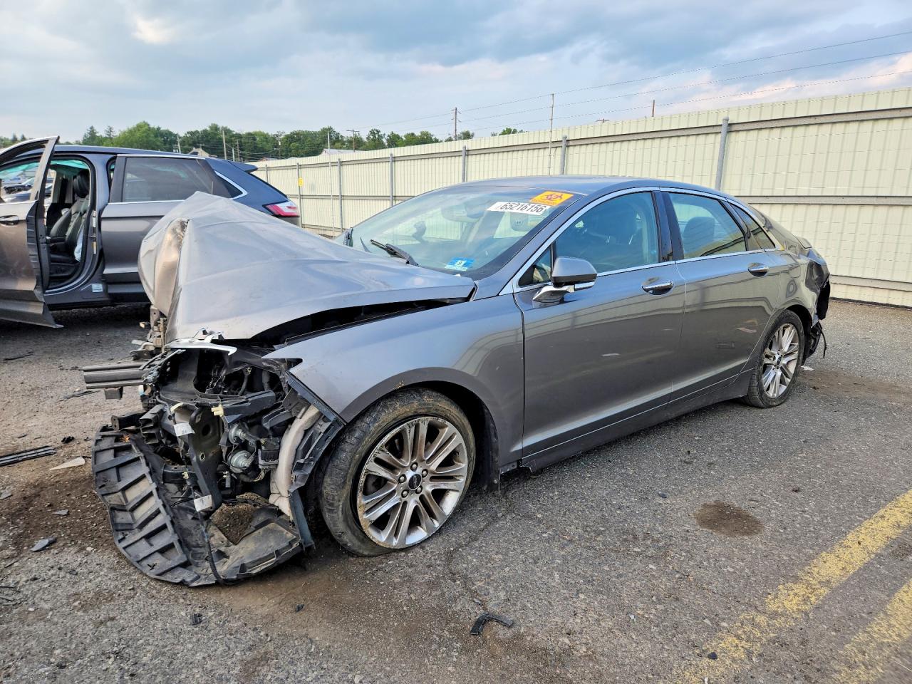 2014 Lincoln Mkz Серый vin: 3LN6L2G97ER821570