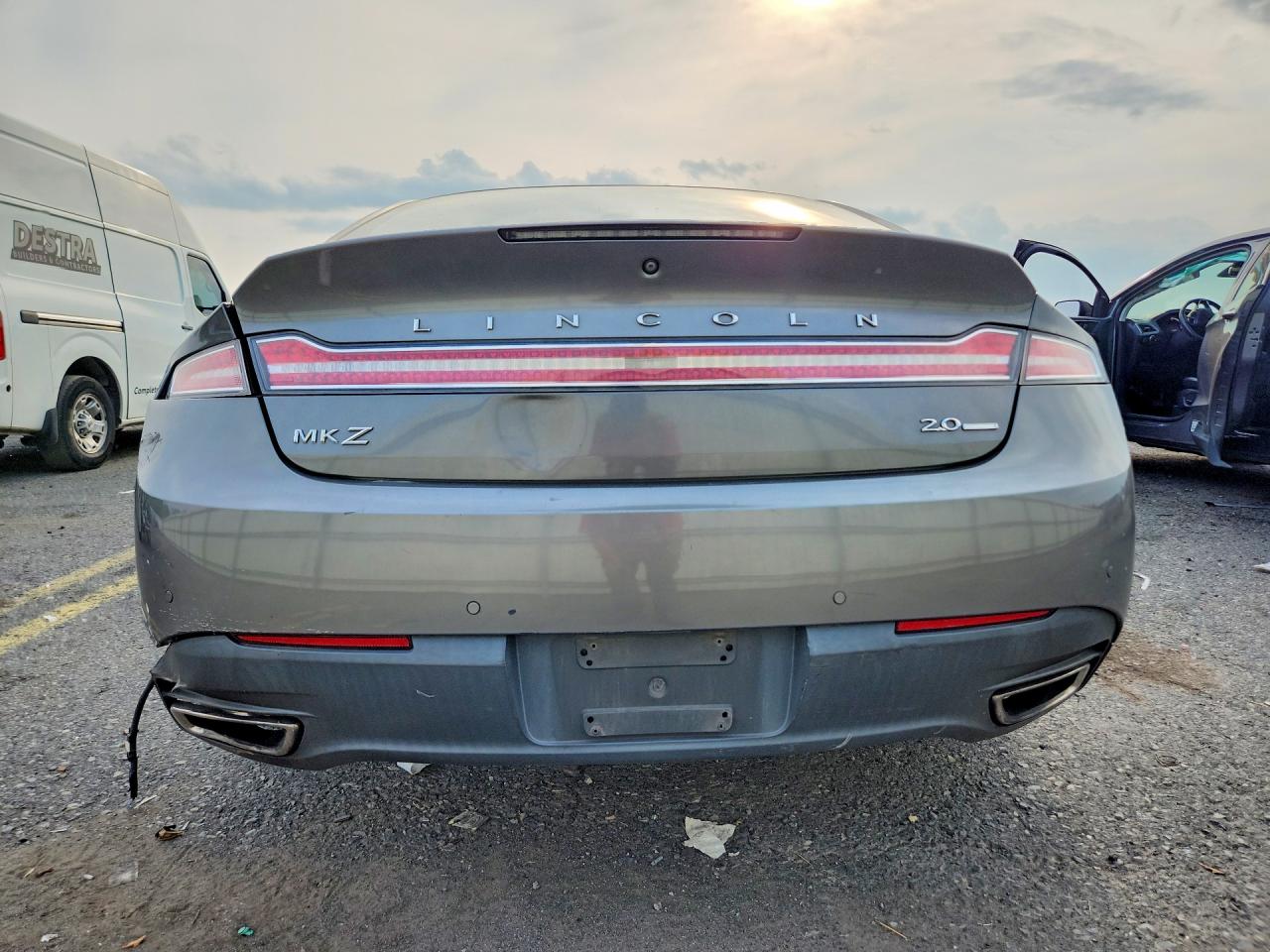 2014 Lincoln Mkz Gray vin: 3LN6L2G97ER821570