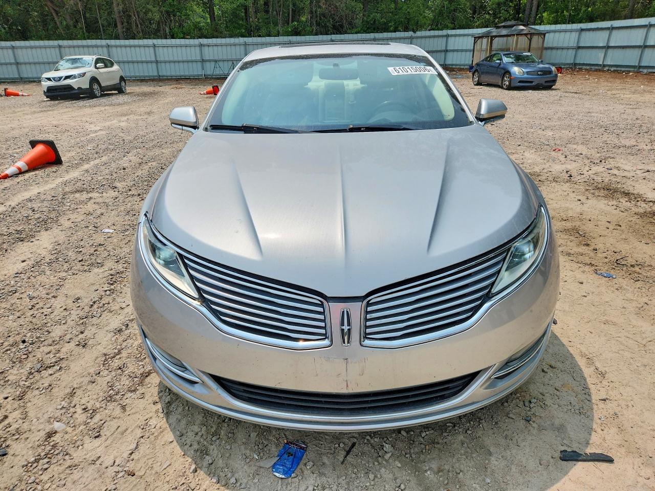 2014 Lincoln Mkz Silver vin: 3LN6L2G97ER830141