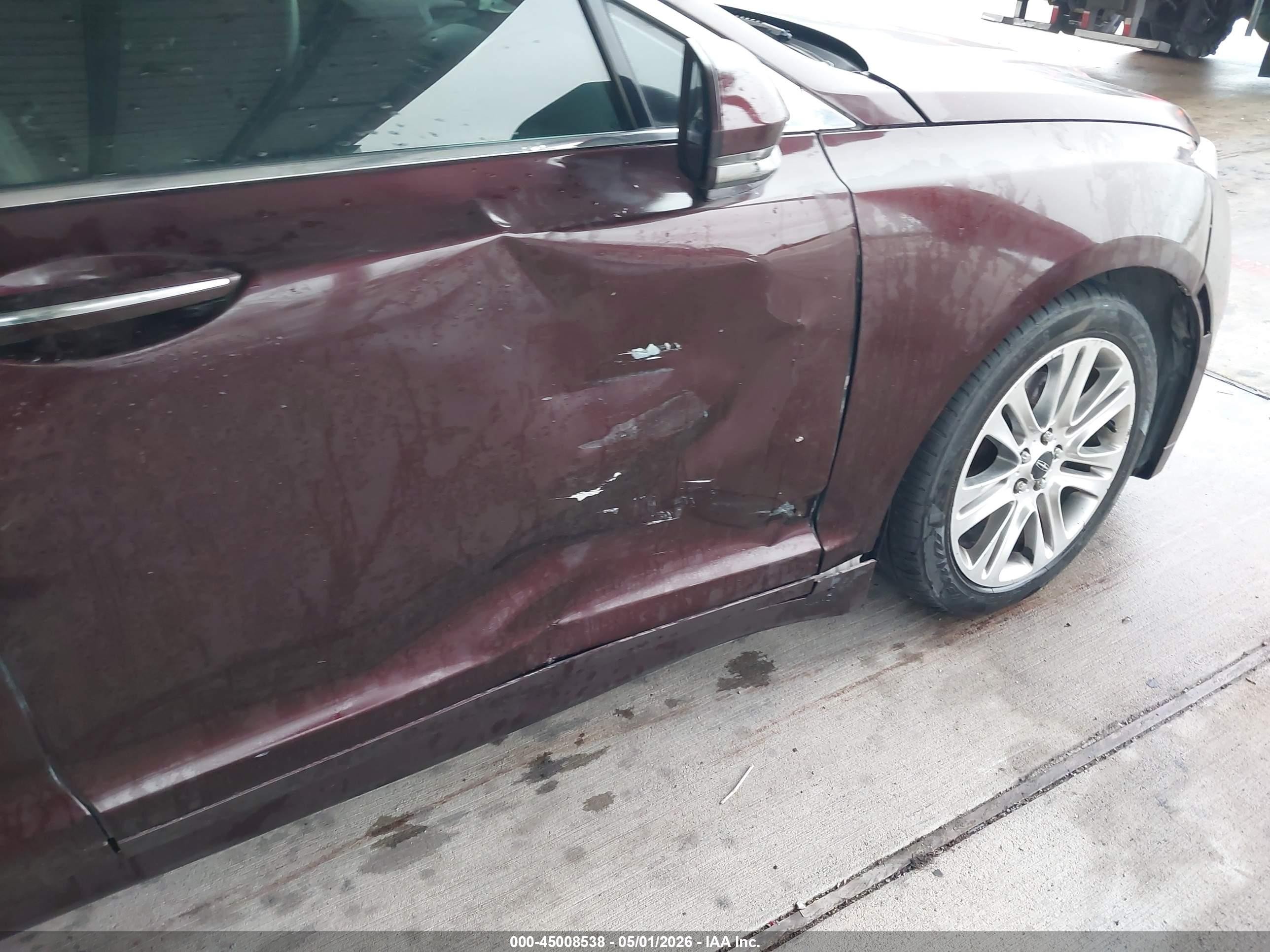 2014 Lincoln Mkz   Темно-бордовый vin: 3LN6L2G97ER833878