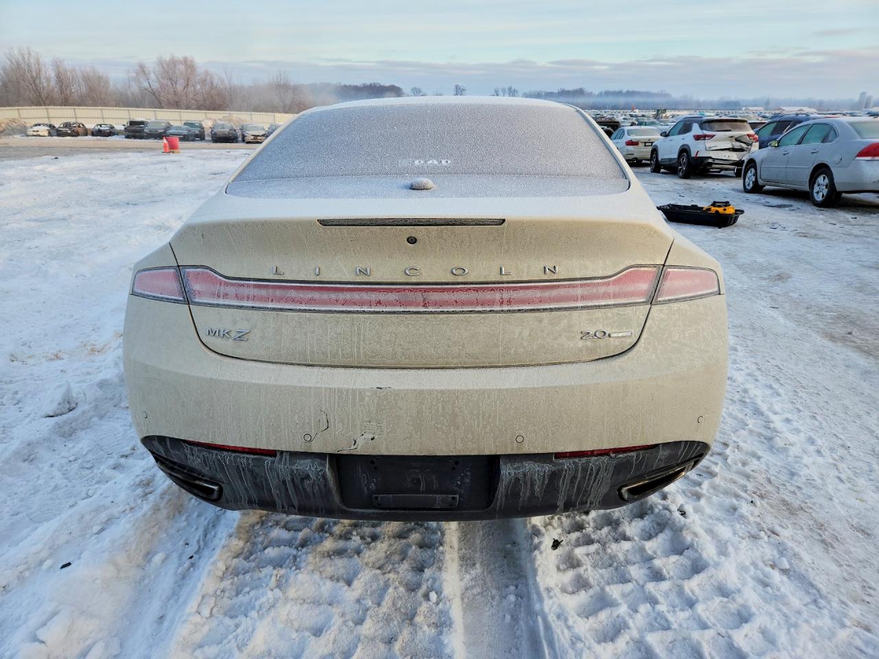 2014 Lincoln Mkz Cream vin: 3LN6L2G97ER835890