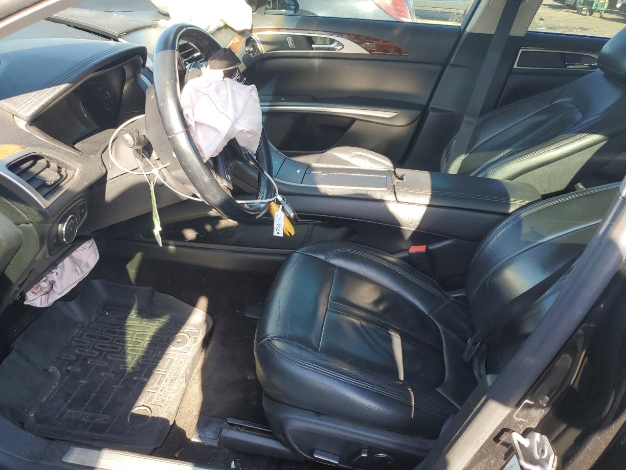 2015 Lincoln Mkz Черный vin: 3LN6L2G97FR600777