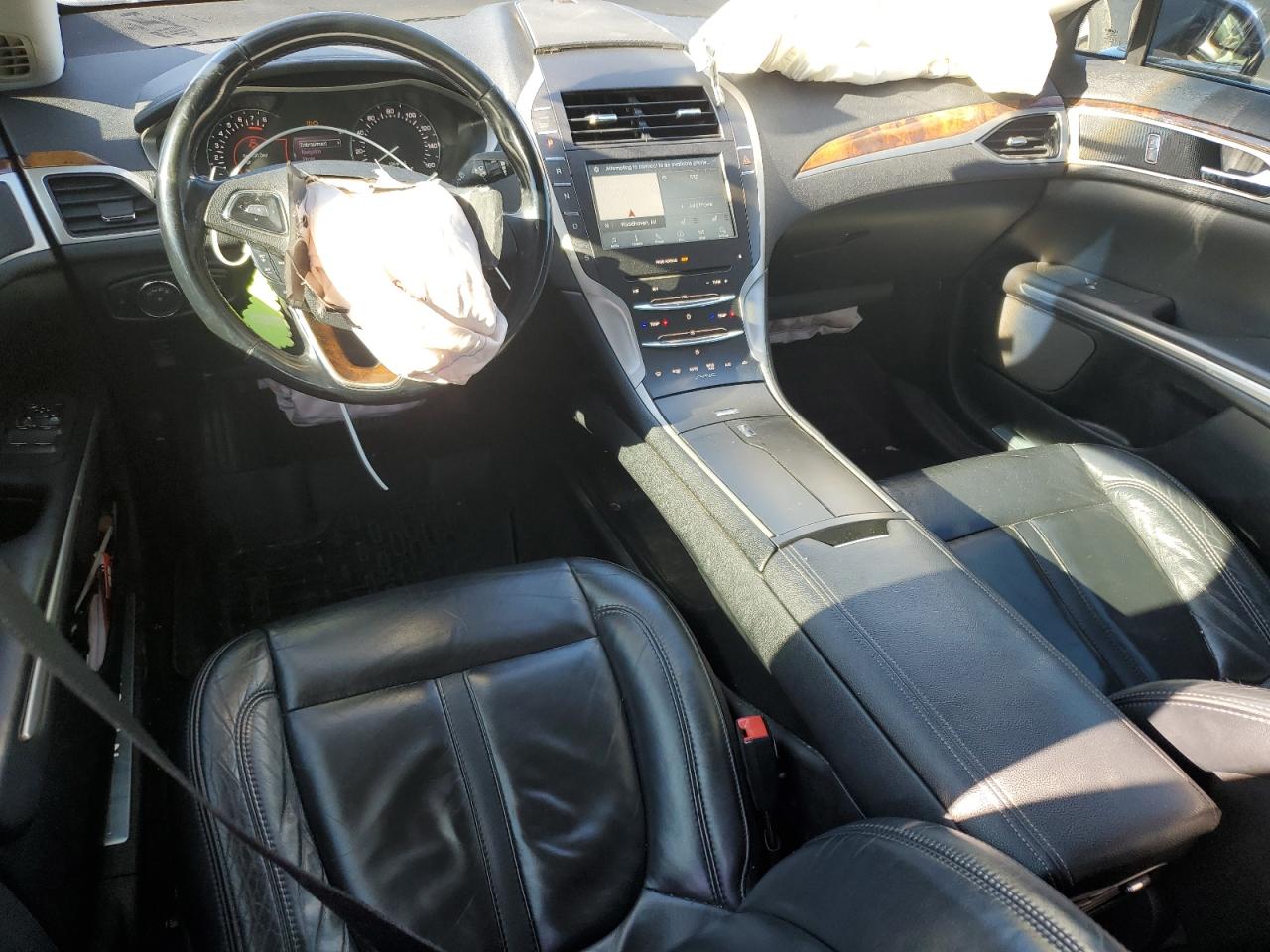 2015 Lincoln Mkz Черный vin: 3LN6L2G97FR600777