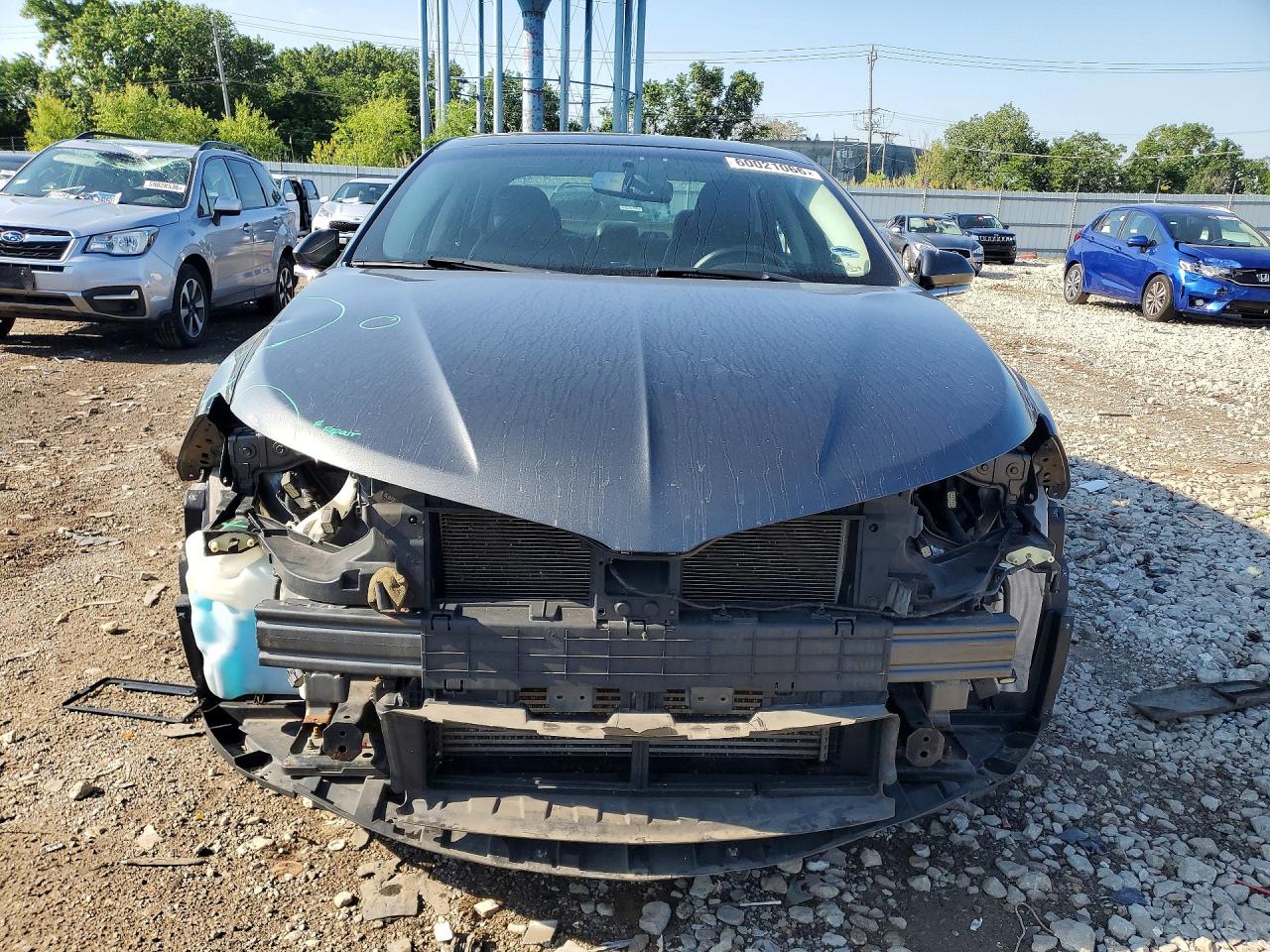 2015 Lincoln Mkz Gray vin: 3LN6L2G97FR603047