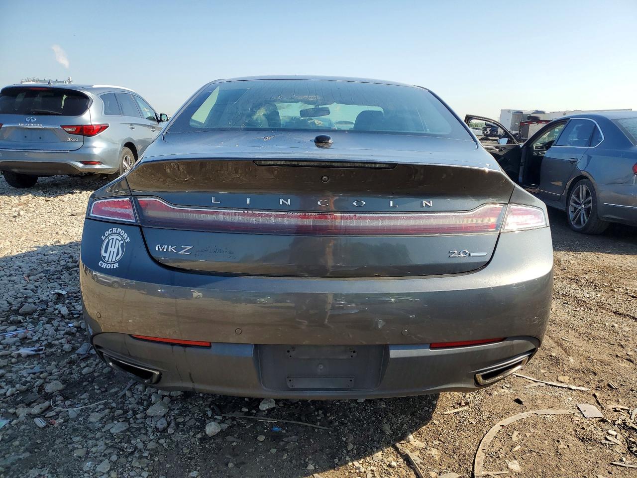 2015 Lincoln Mkz Gray vin: 3LN6L2G97FR603047