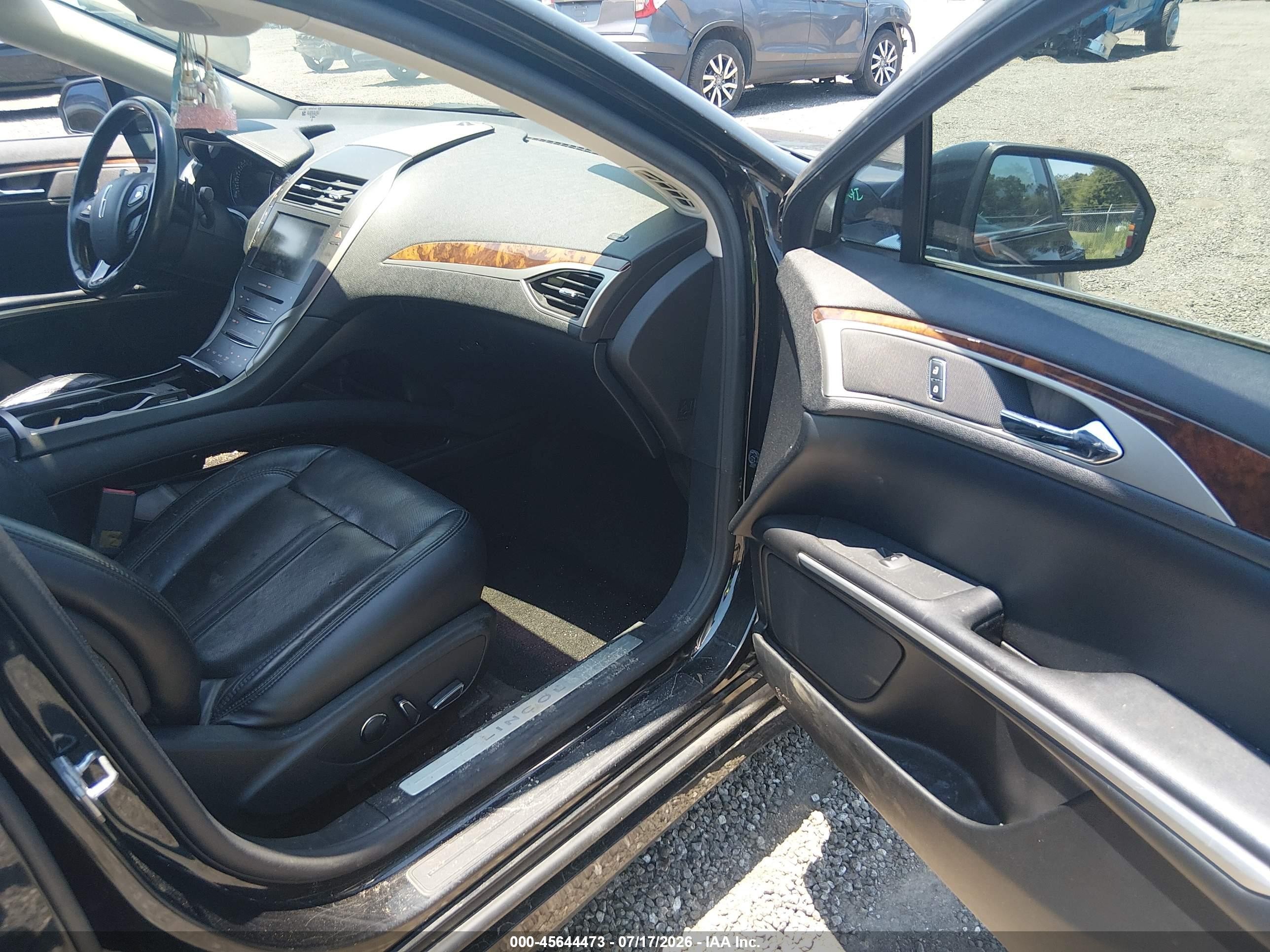 2015 Lincoln Mkz   Black vin: 3LN6L2G97FR613707