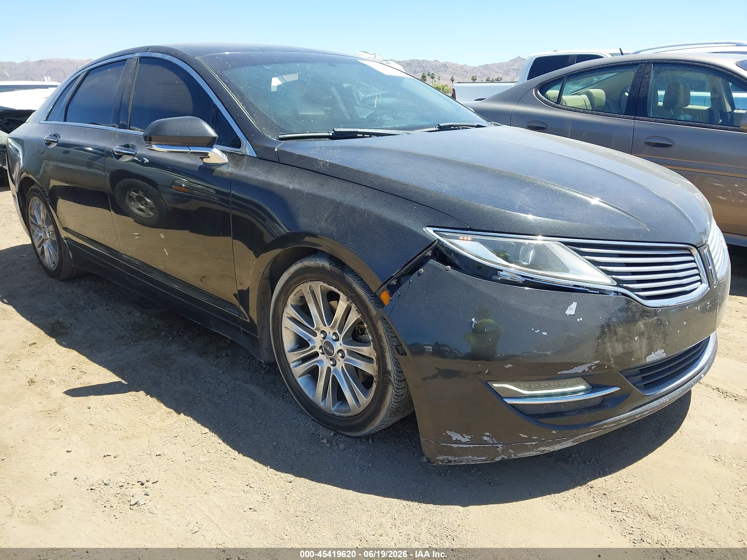2015 Lincoln Mkz   Gray vin: 3LN6L2G97FR617904