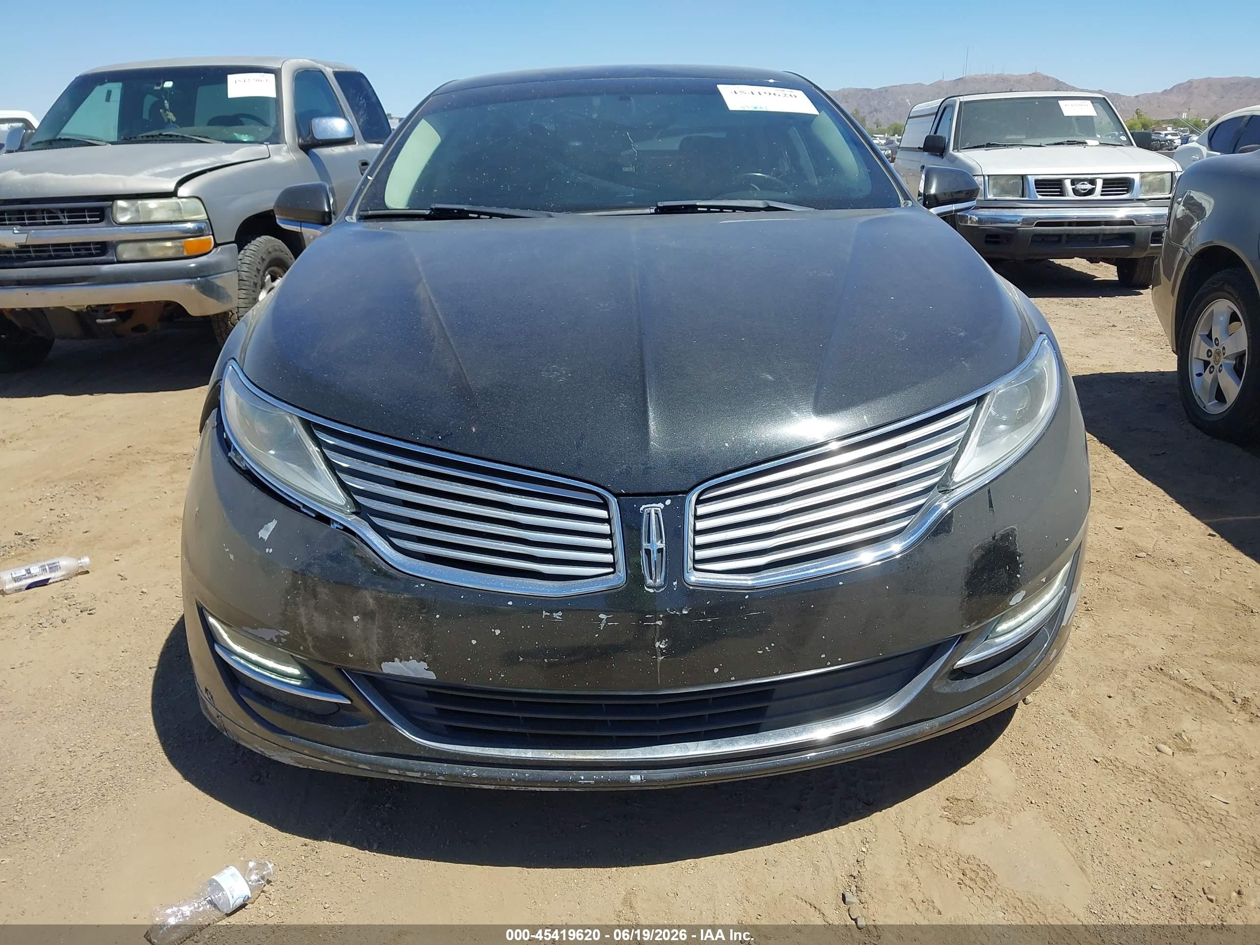 2015 Lincoln Mkz   Gray vin: 3LN6L2G97FR617904
