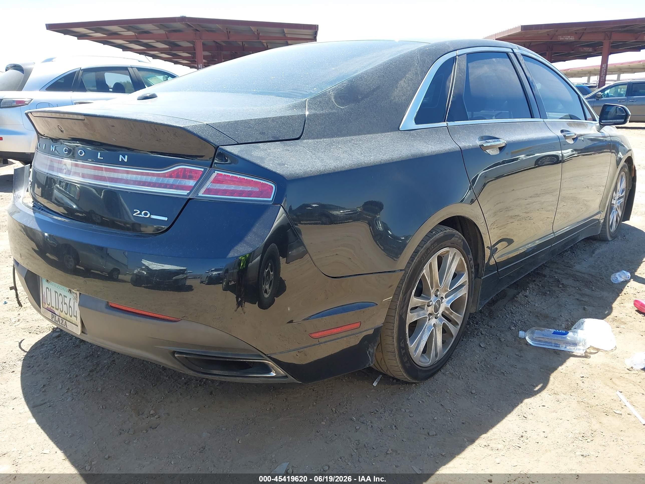 2015 Lincoln Mkz   Gray vin: 3LN6L2G97FR617904