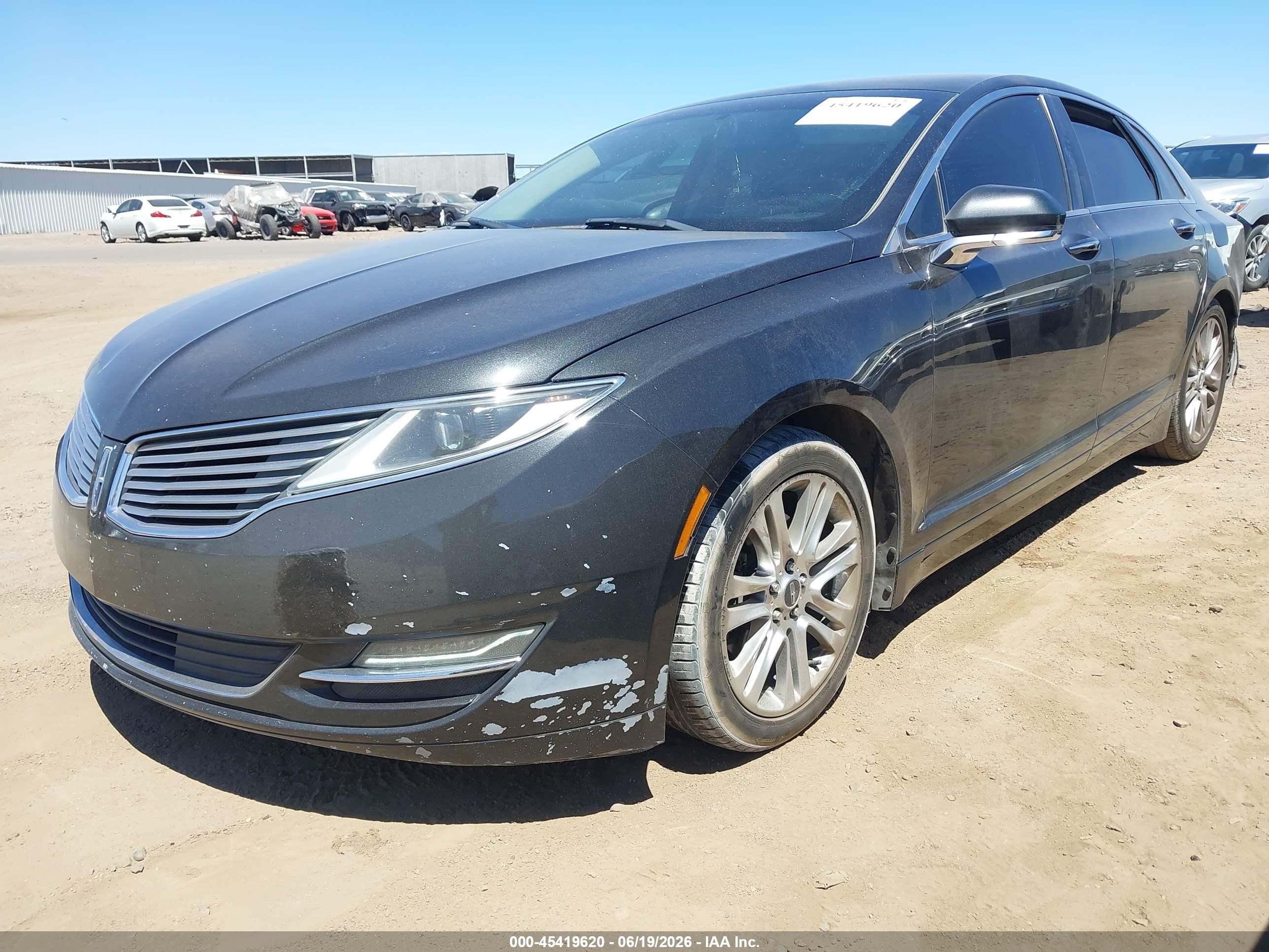2015 Lincoln Mkz   Gray vin: 3LN6L2G97FR617904