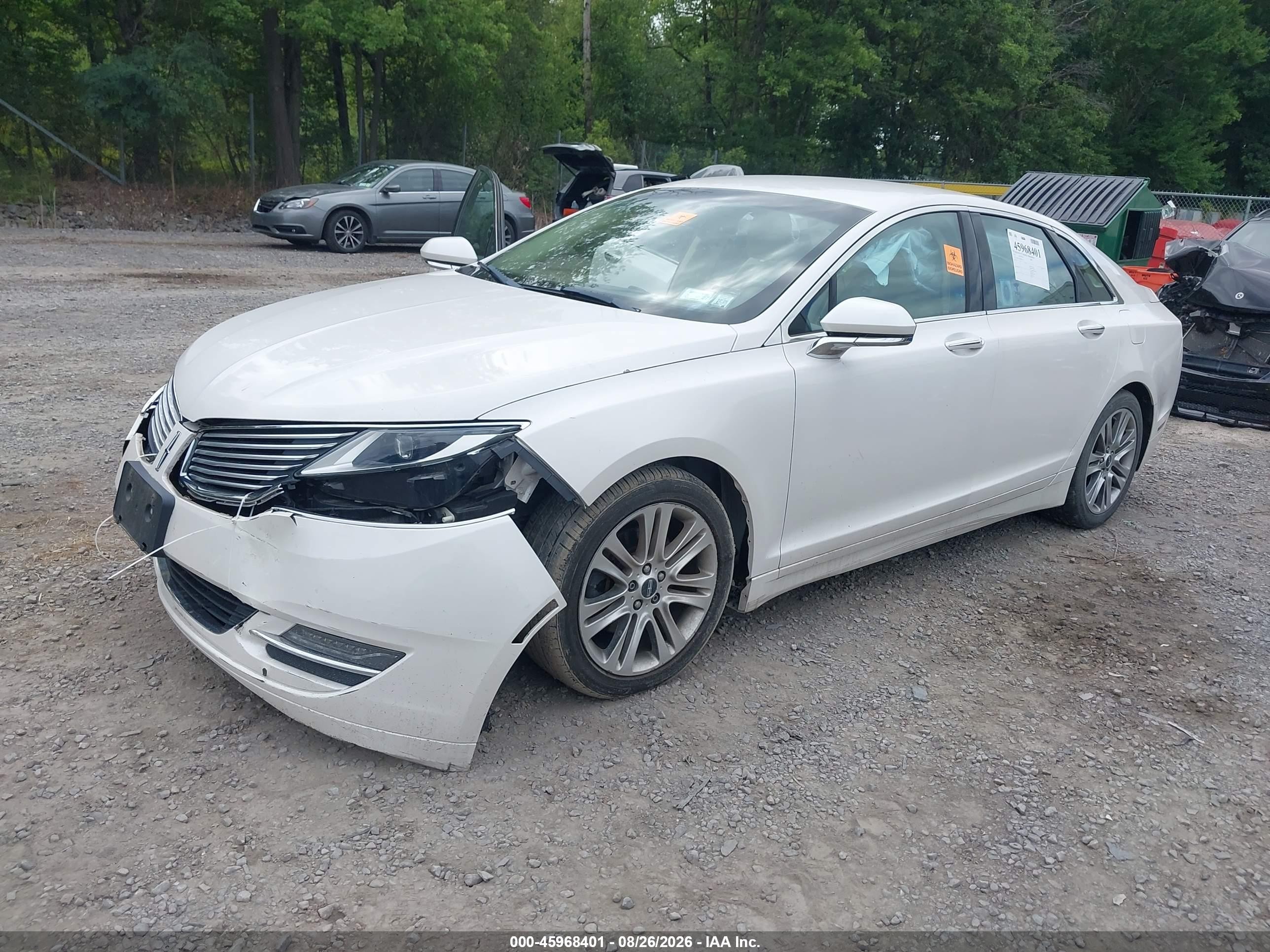 2013 Lincoln Mkz   Cream vin: 3LN6L2G98DR823598