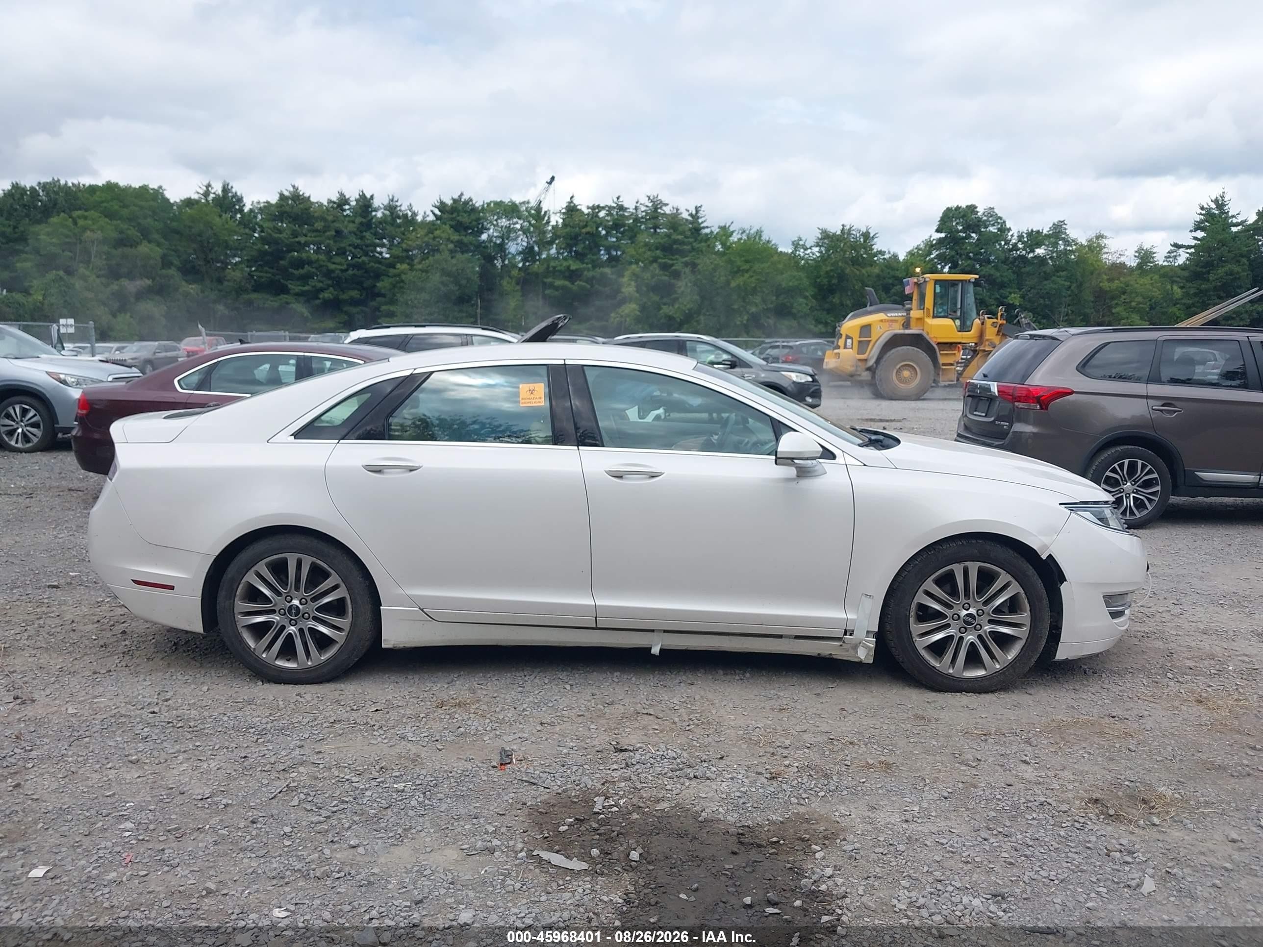2013 Lincoln Mkz   Cream vin: 3LN6L2G98DR823598