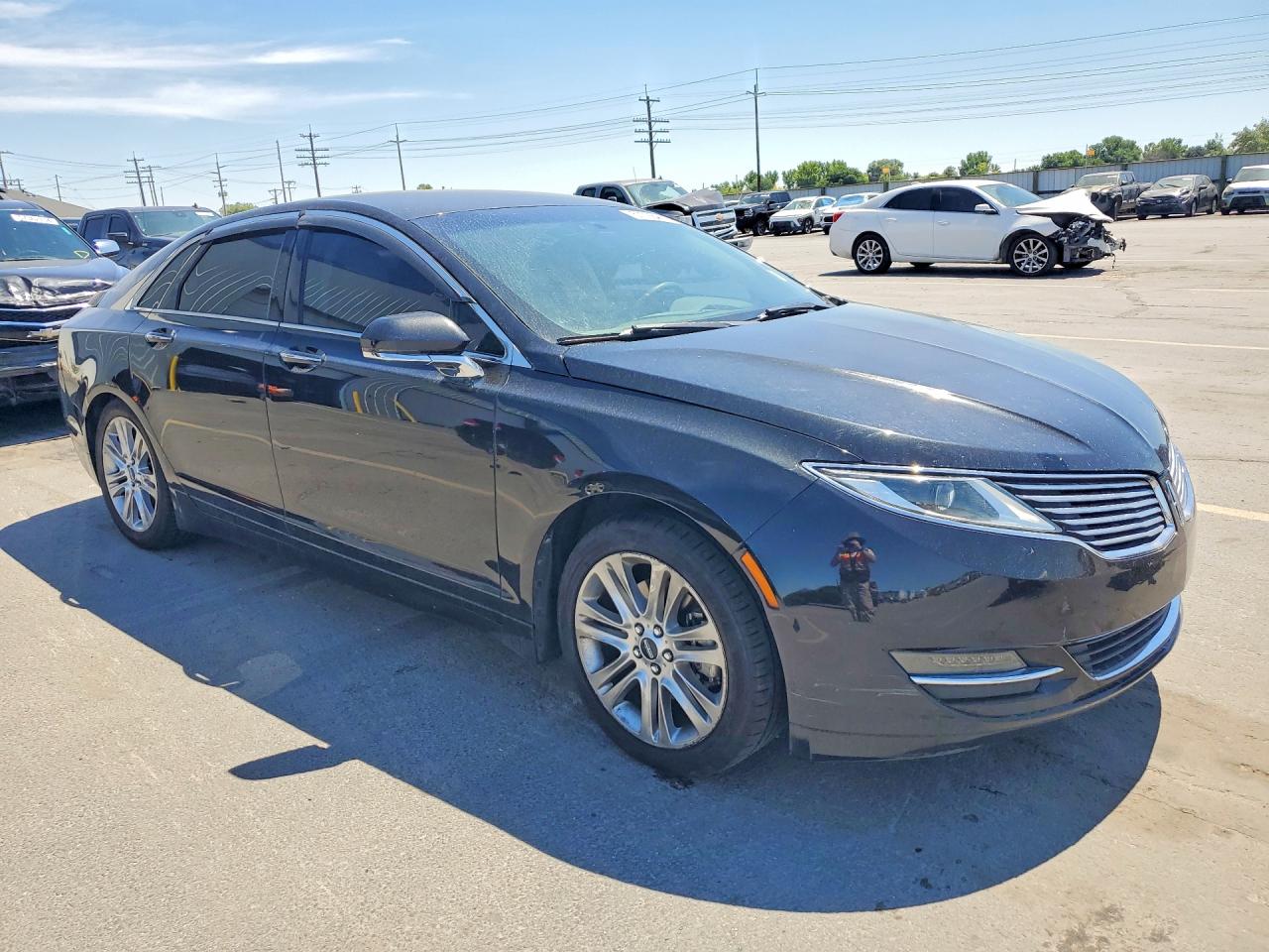 2014 Lincoln Mkz Black vin: 3LN6L2G98ER818323