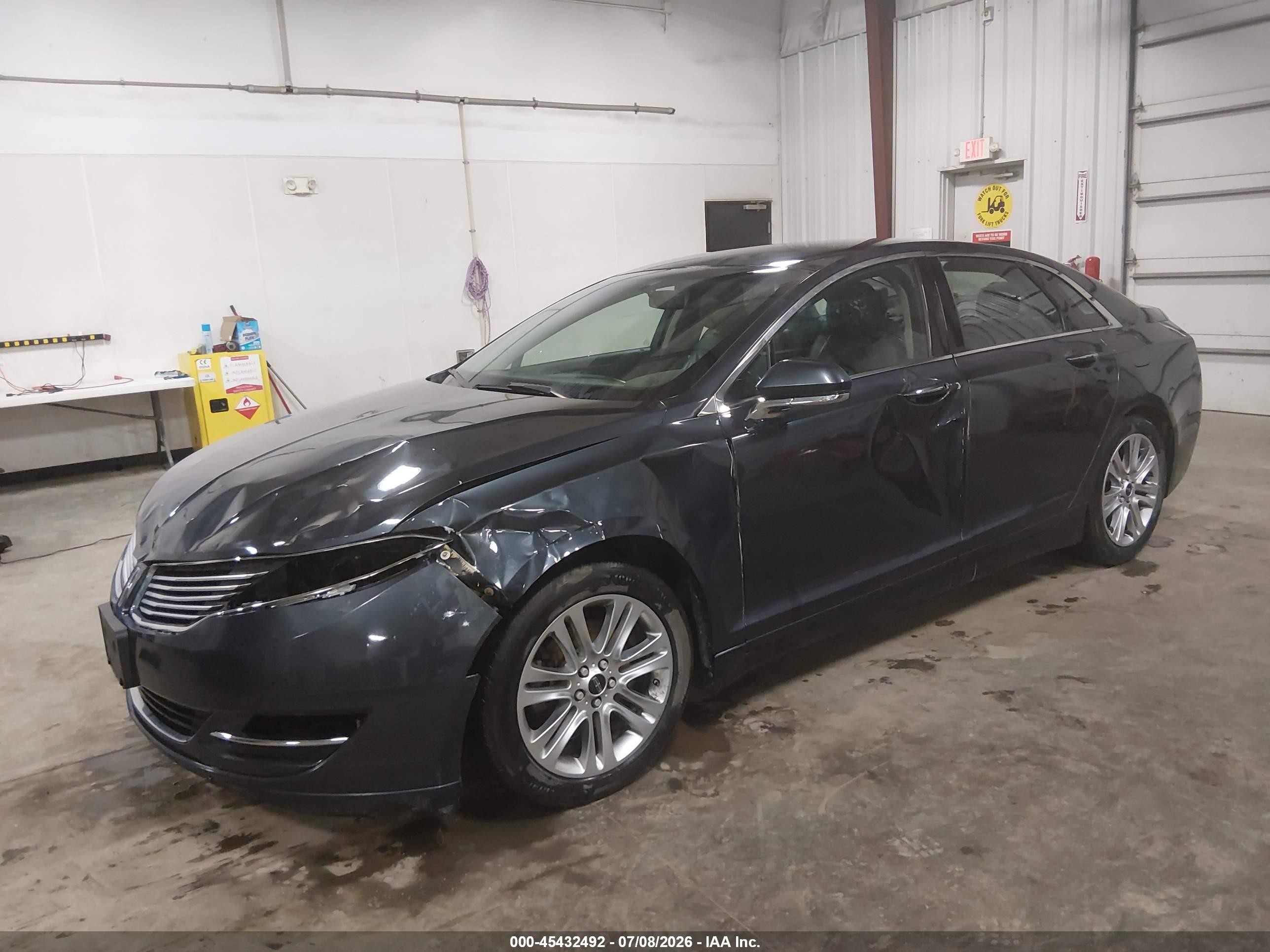 2014 Lincoln Mkz   Gray vin: 3LN6L2G98ER834408