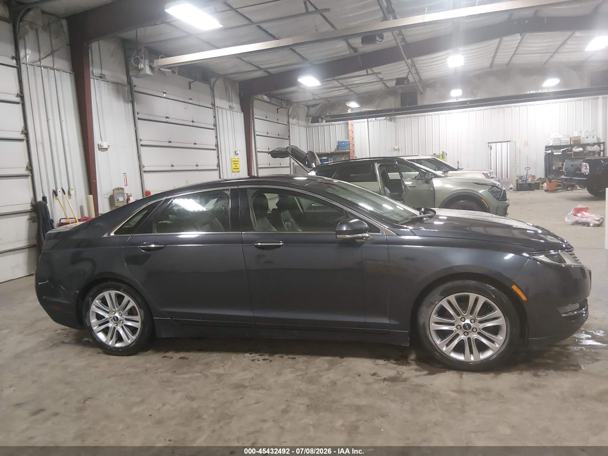 2014 Lincoln Mkz   Gray vin: 3LN6L2G98ER834408