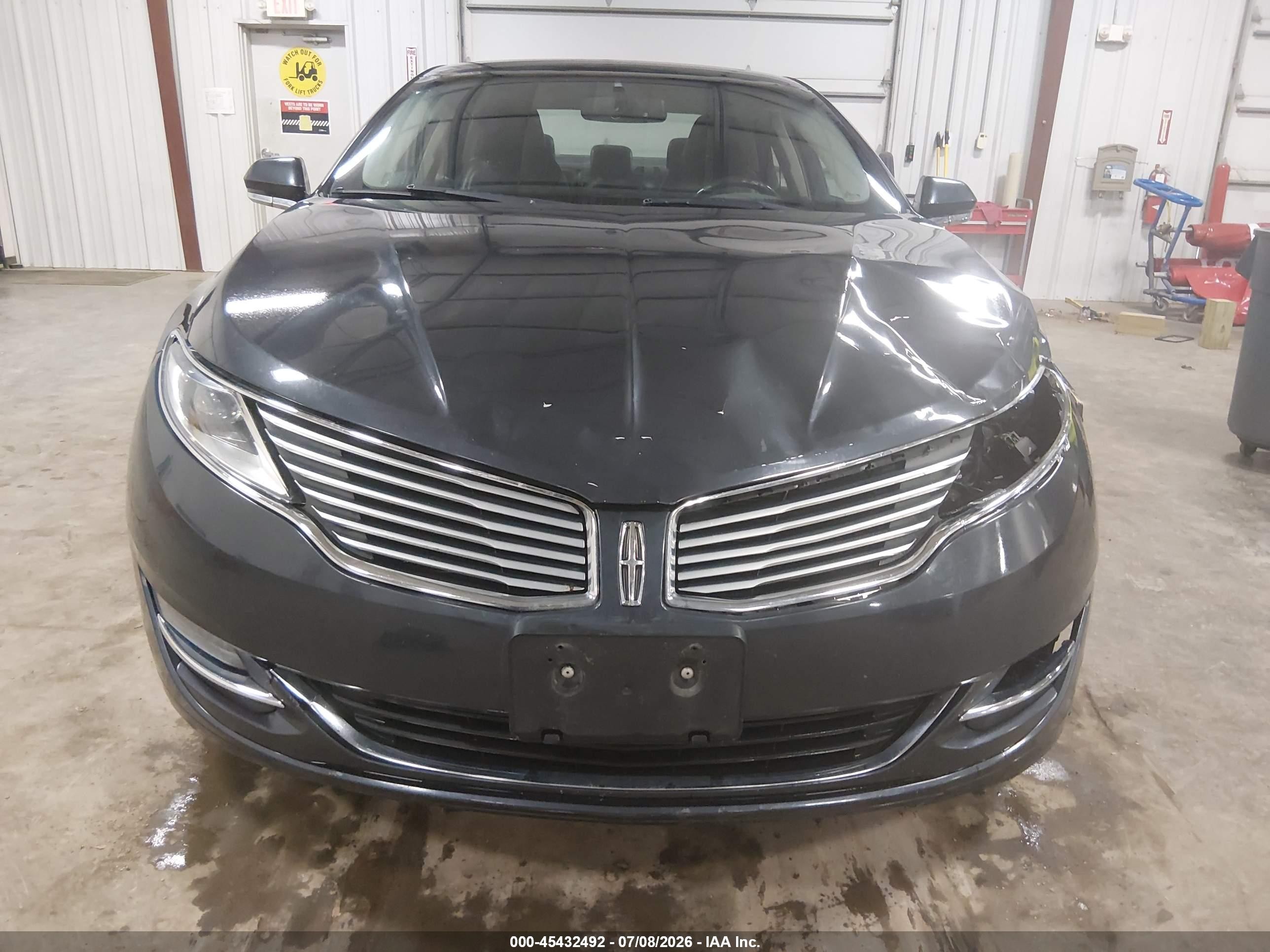 2014 Lincoln Mkz   Gray vin: 3LN6L2G98ER834408
