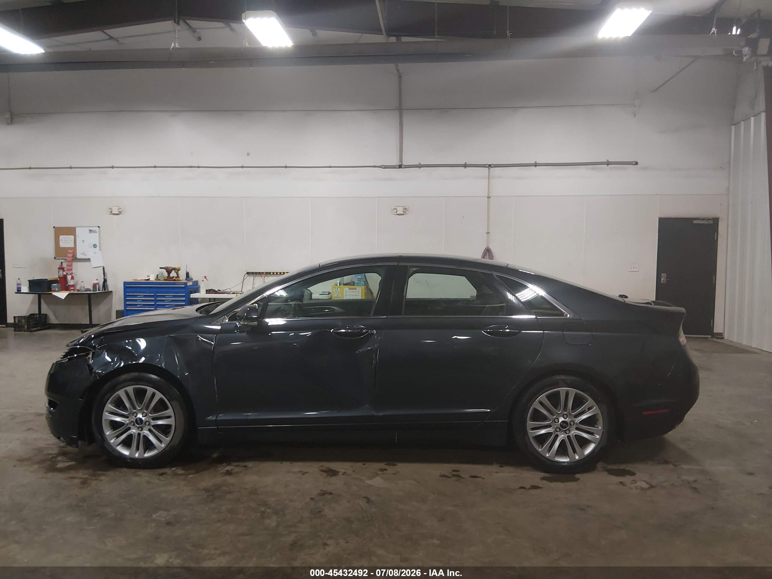 2014 Lincoln Mkz   Gray vin: 3LN6L2G98ER834408