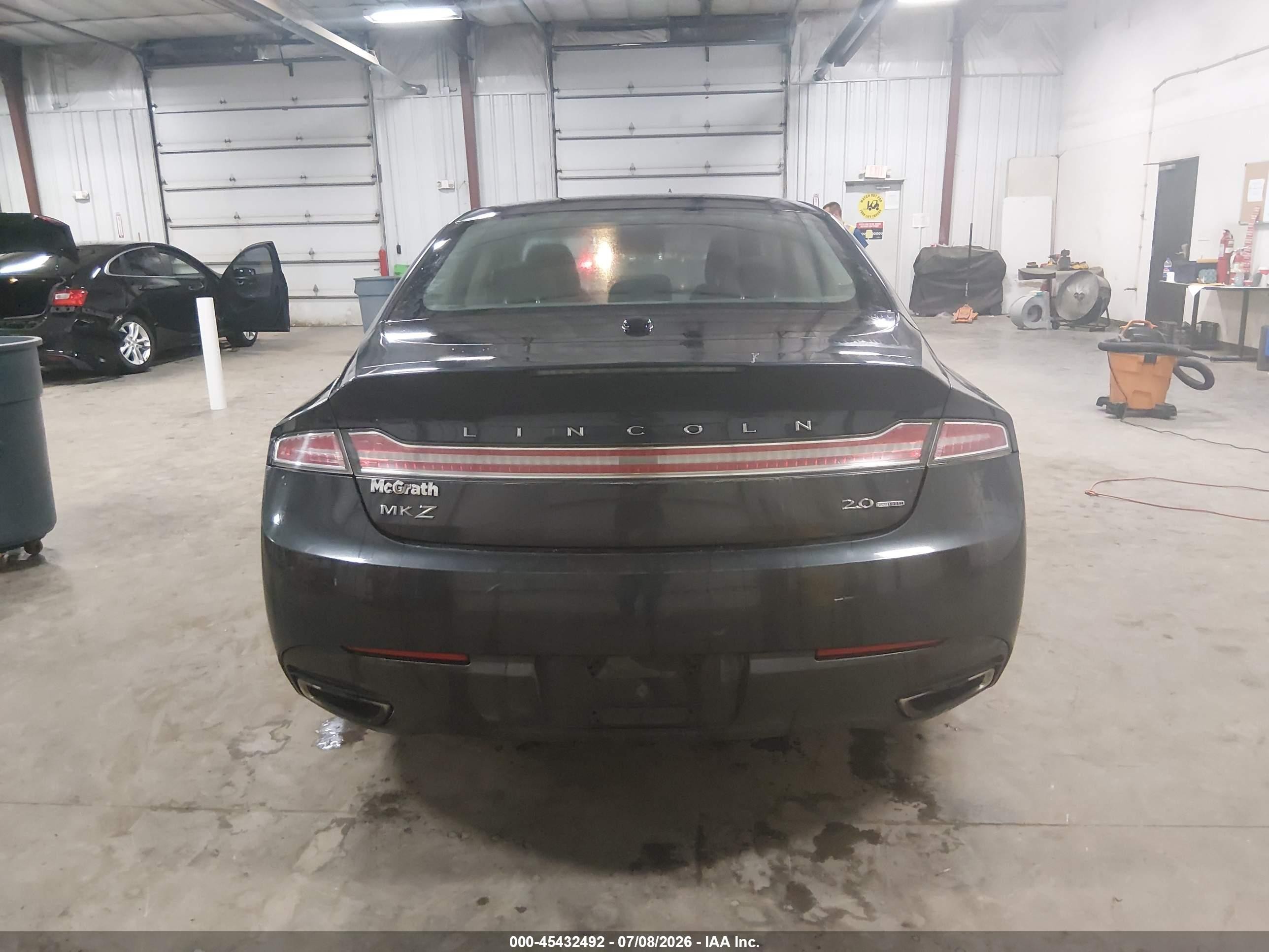 2014 Lincoln Mkz   Gray vin: 3LN6L2G98ER834408