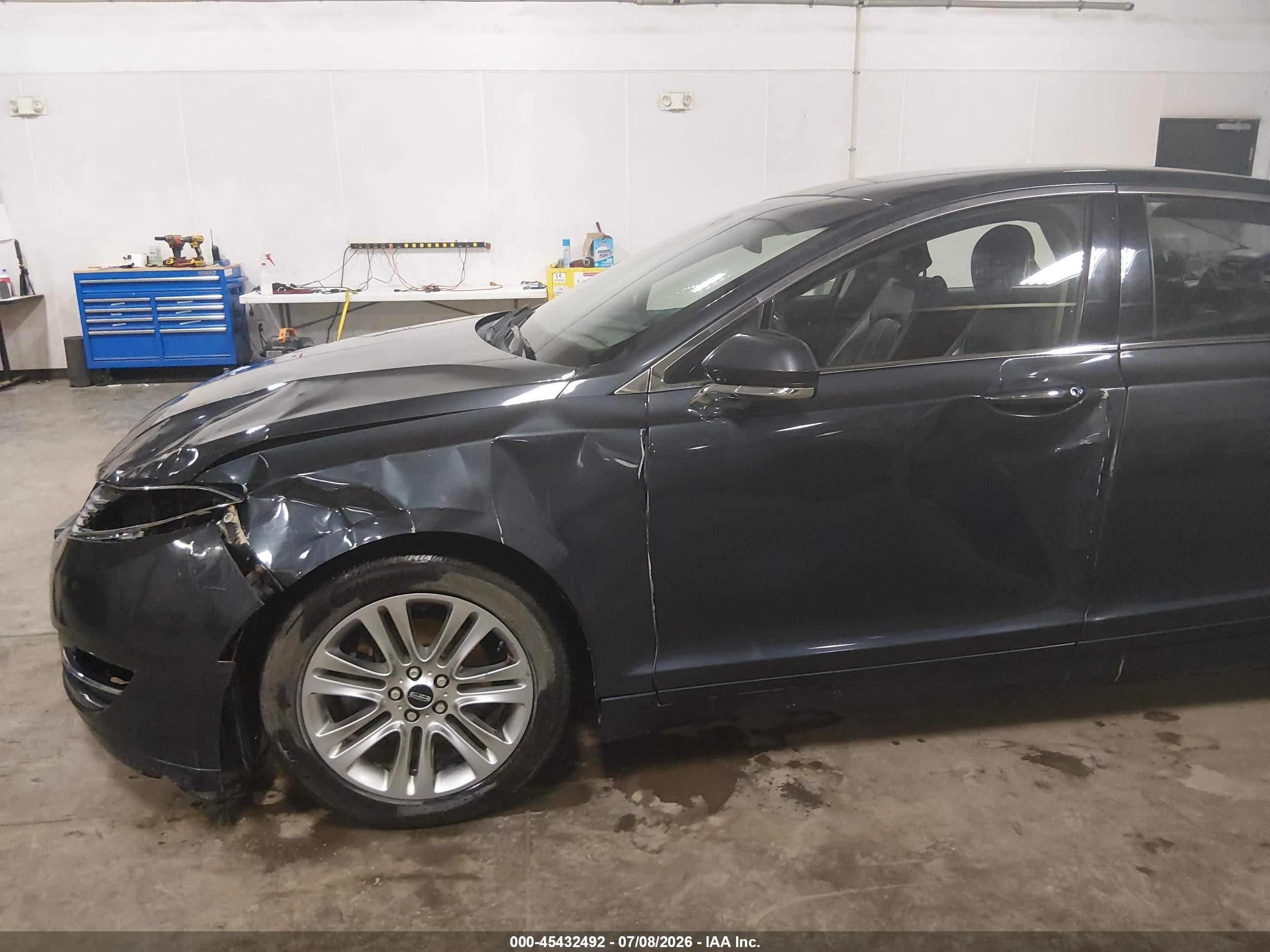 2014 Lincoln Mkz   Gray vin: 3LN6L2G98ER834408