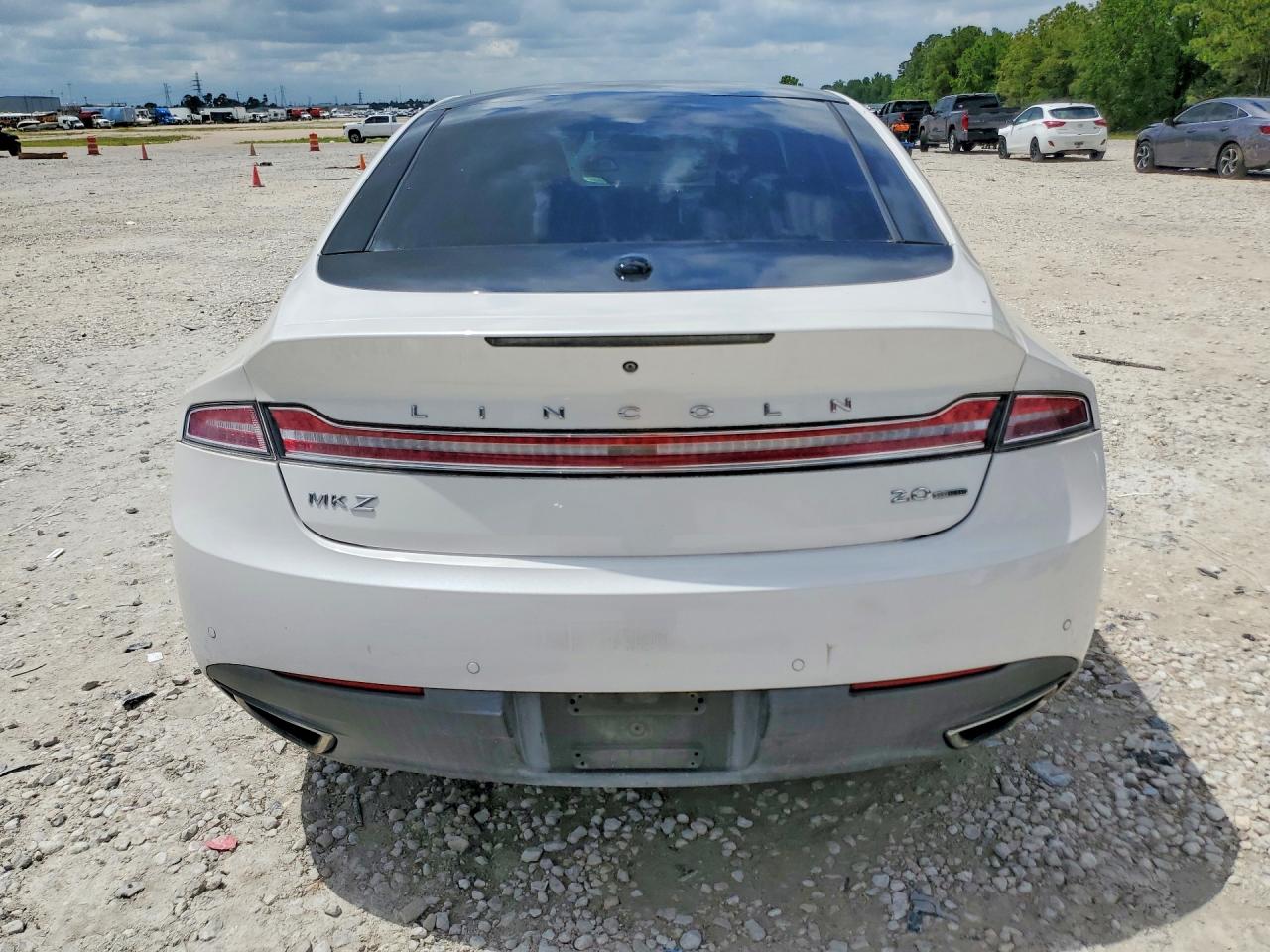 2015 Lincoln Mkz White vin: 3LN6L2G98FR621850