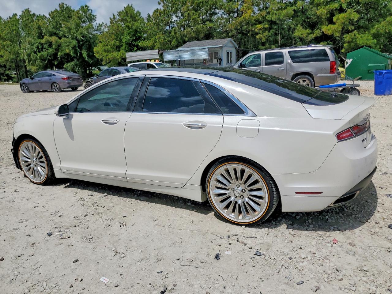 2015 Lincoln Mkz White vin: 3LN6L2G98FR621850