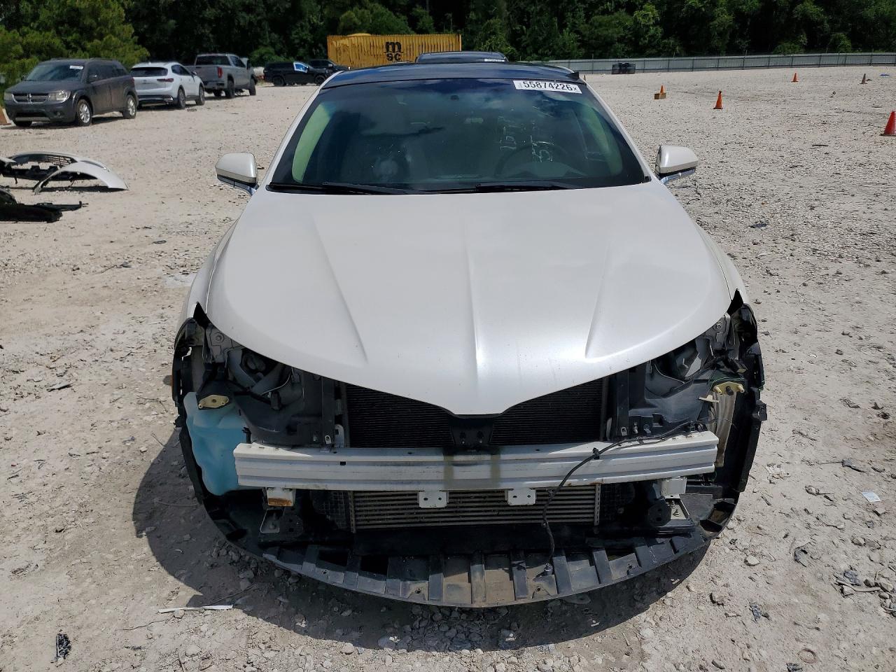 2015 Lincoln Mkz White vin: 3LN6L2G98FR621850