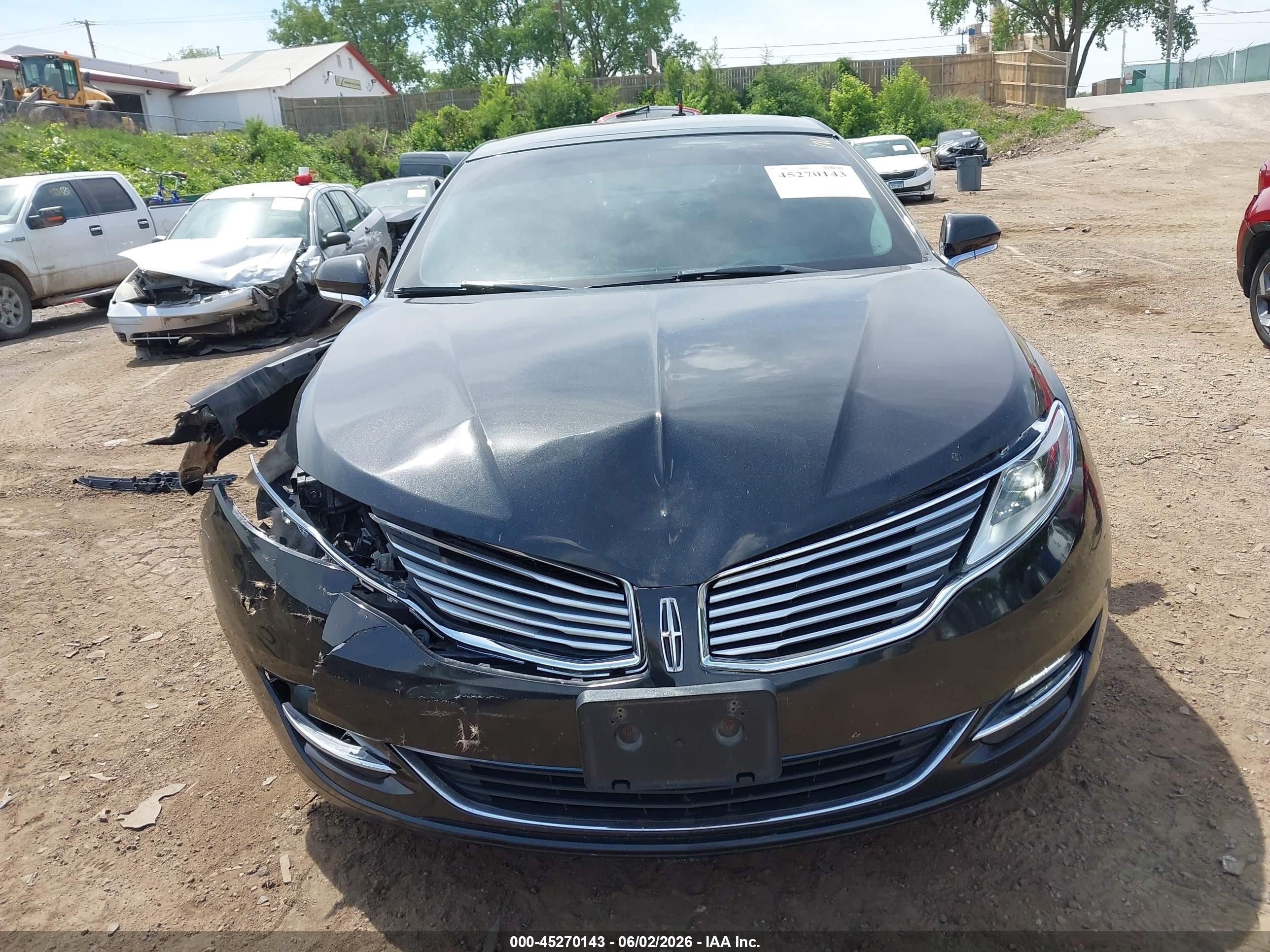 2013 Lincoln Mkz   Black vin: 3LN6L2G99DR805272