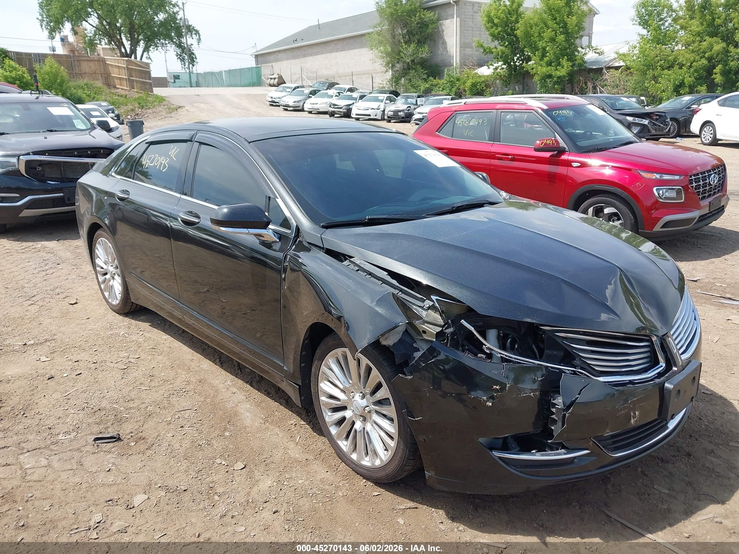 2013 Lincoln Mkz   Black vin: 3LN6L2G99DR805272