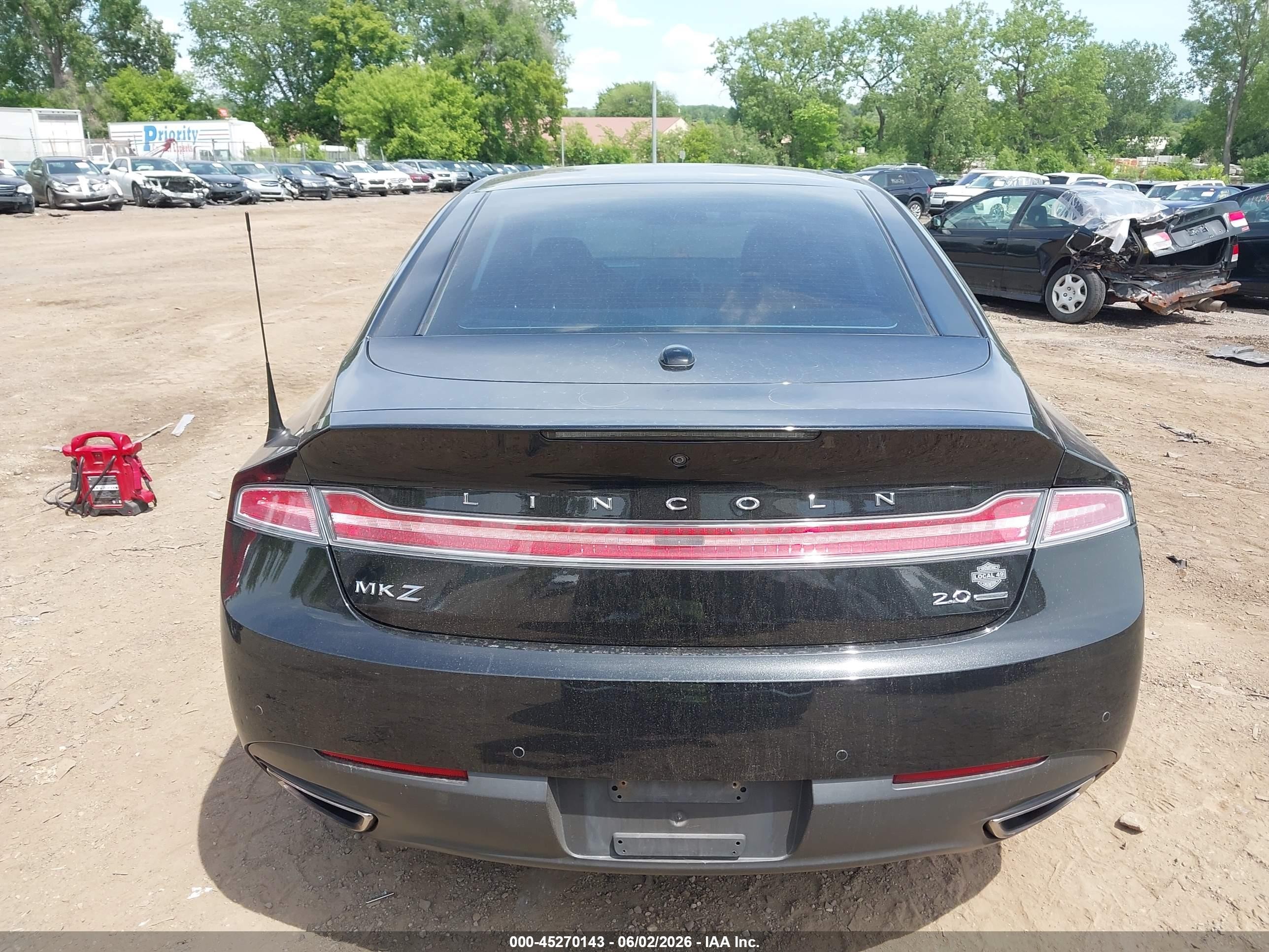 2013 Lincoln Mkz   Black vin: 3LN6L2G99DR805272