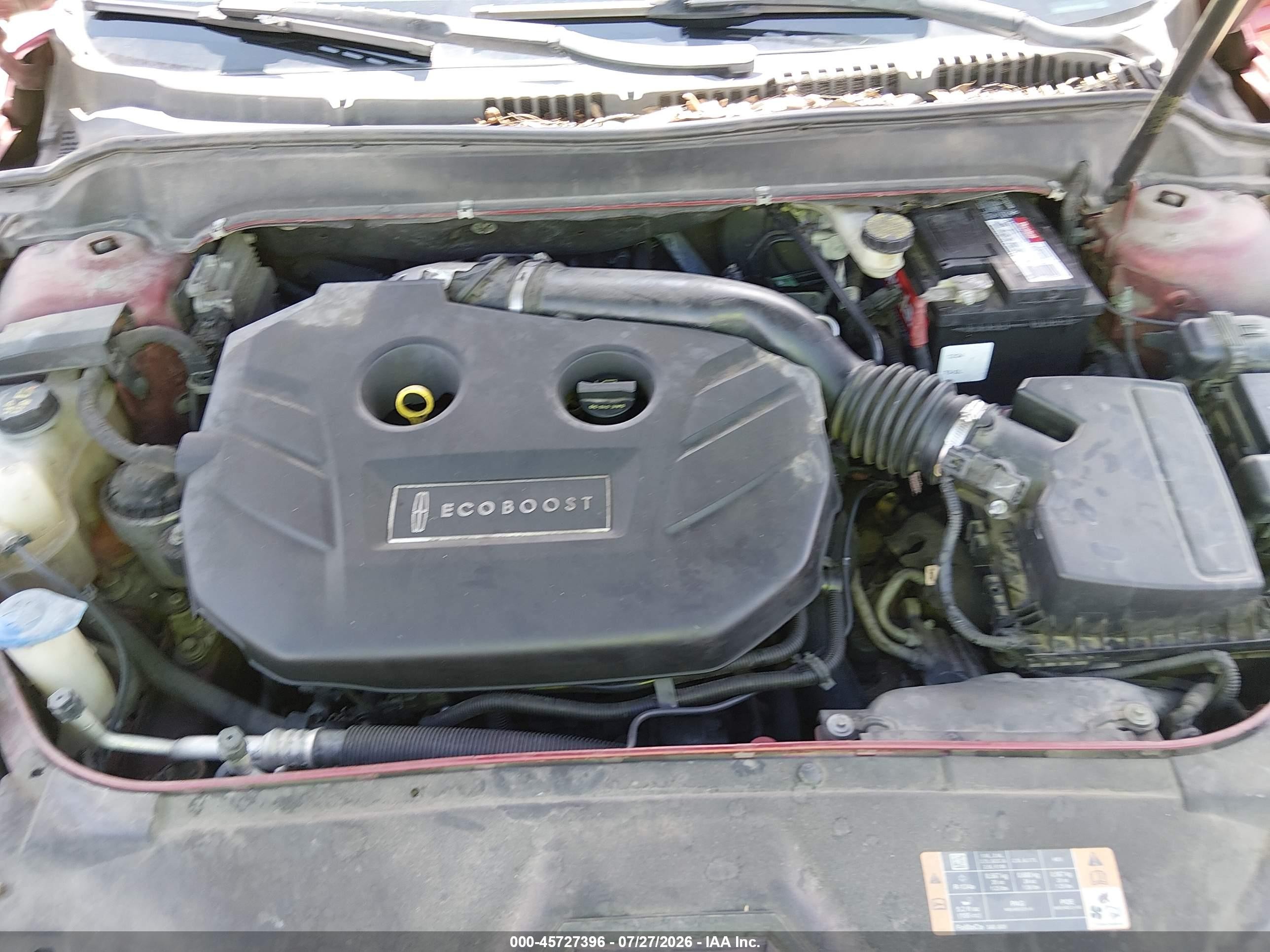 2013 Lincoln Mkz   Бордовый vin: 3LN6L2G99DR819785