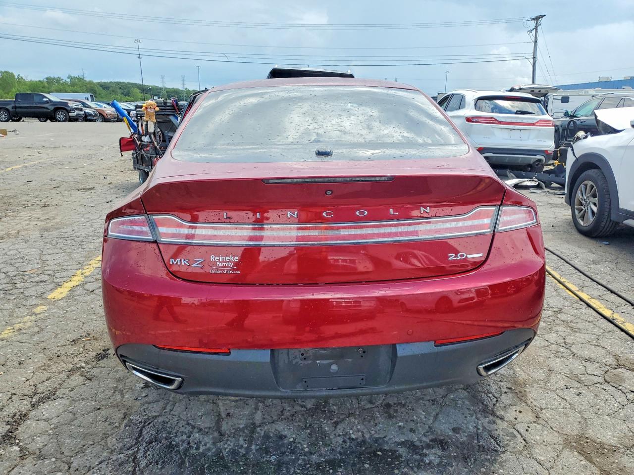 2013 Lincoln Mkz Red vin: 3LN6L2G99DR819995