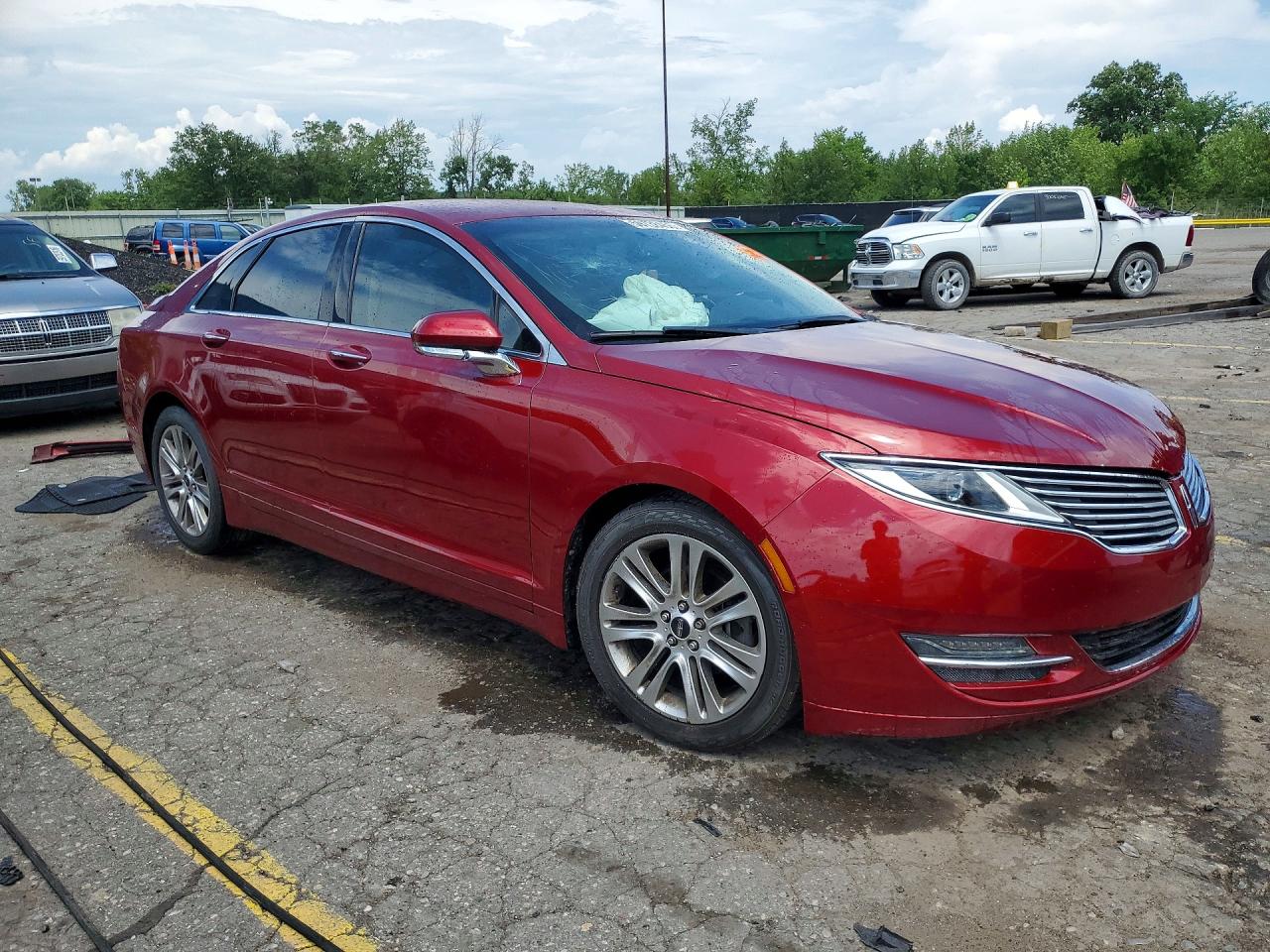 2013 Lincoln Mkz Red vin: 3LN6L2G99DR819995