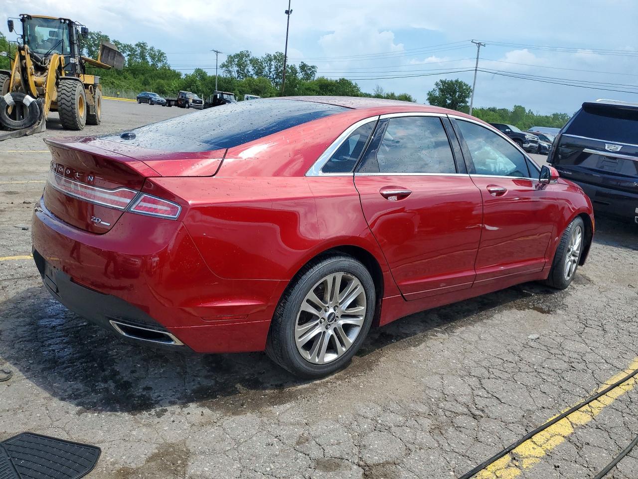 2013 Lincoln Mkz Red vin: 3LN6L2G99DR819995